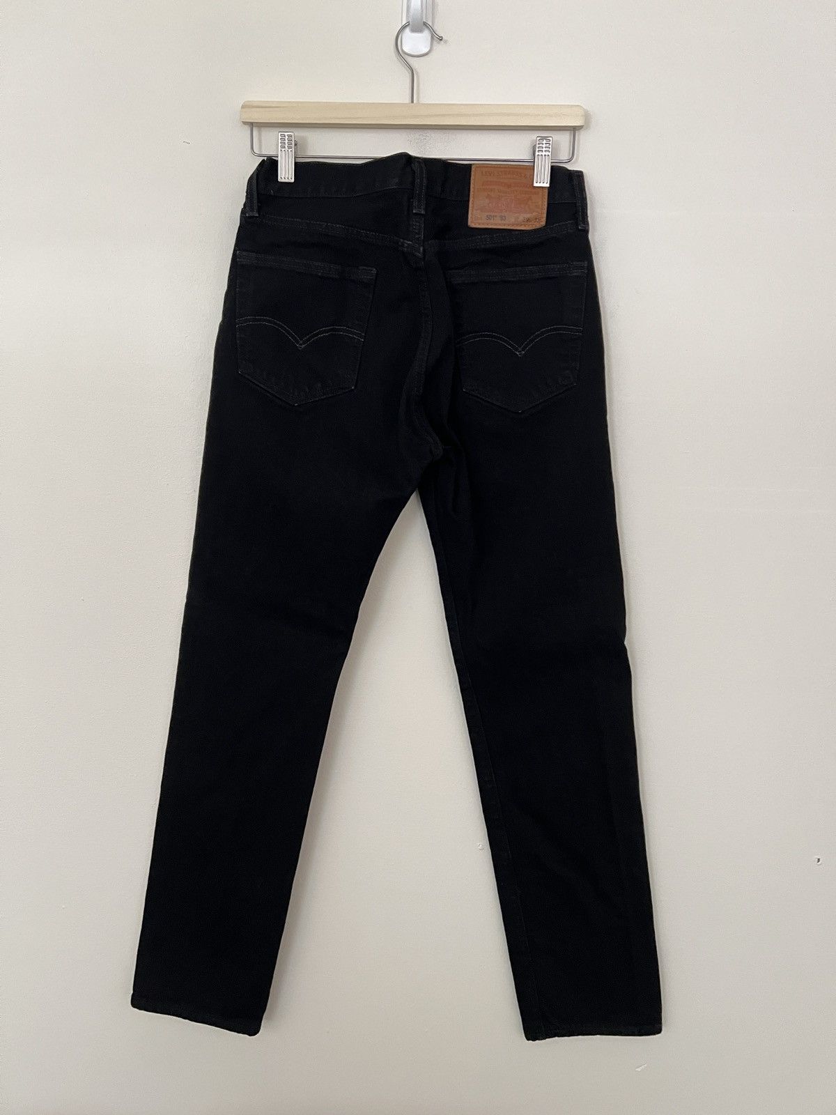 Levi's Levis 501 Denim Black Size US 29 - 2 Thumbnail