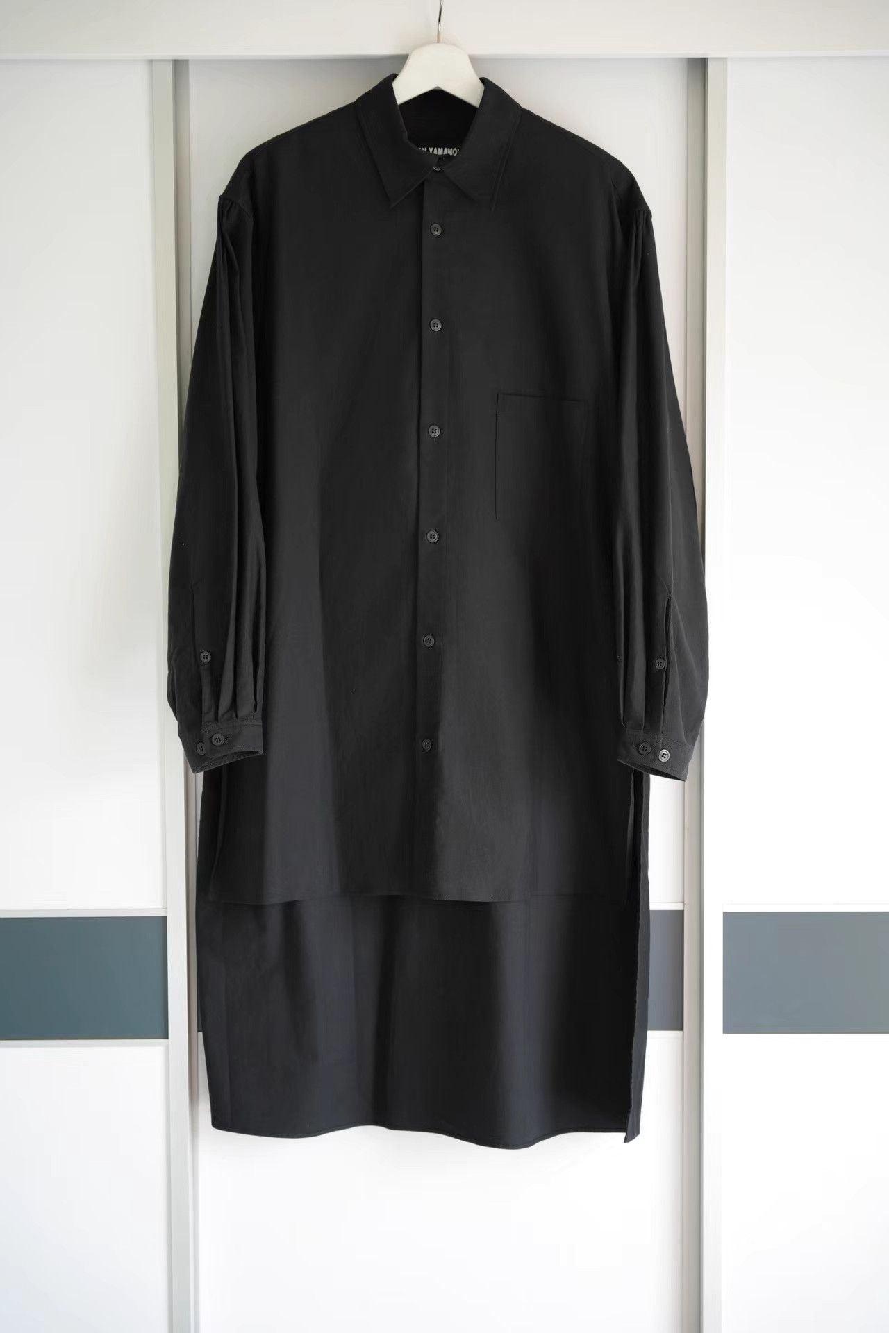 Yohji Yamamoto Yohji Yamamoto 17ss Signature Print Staff Shirt K4 Size US L / EU 52-54 / 3 - 2 Thumbnail