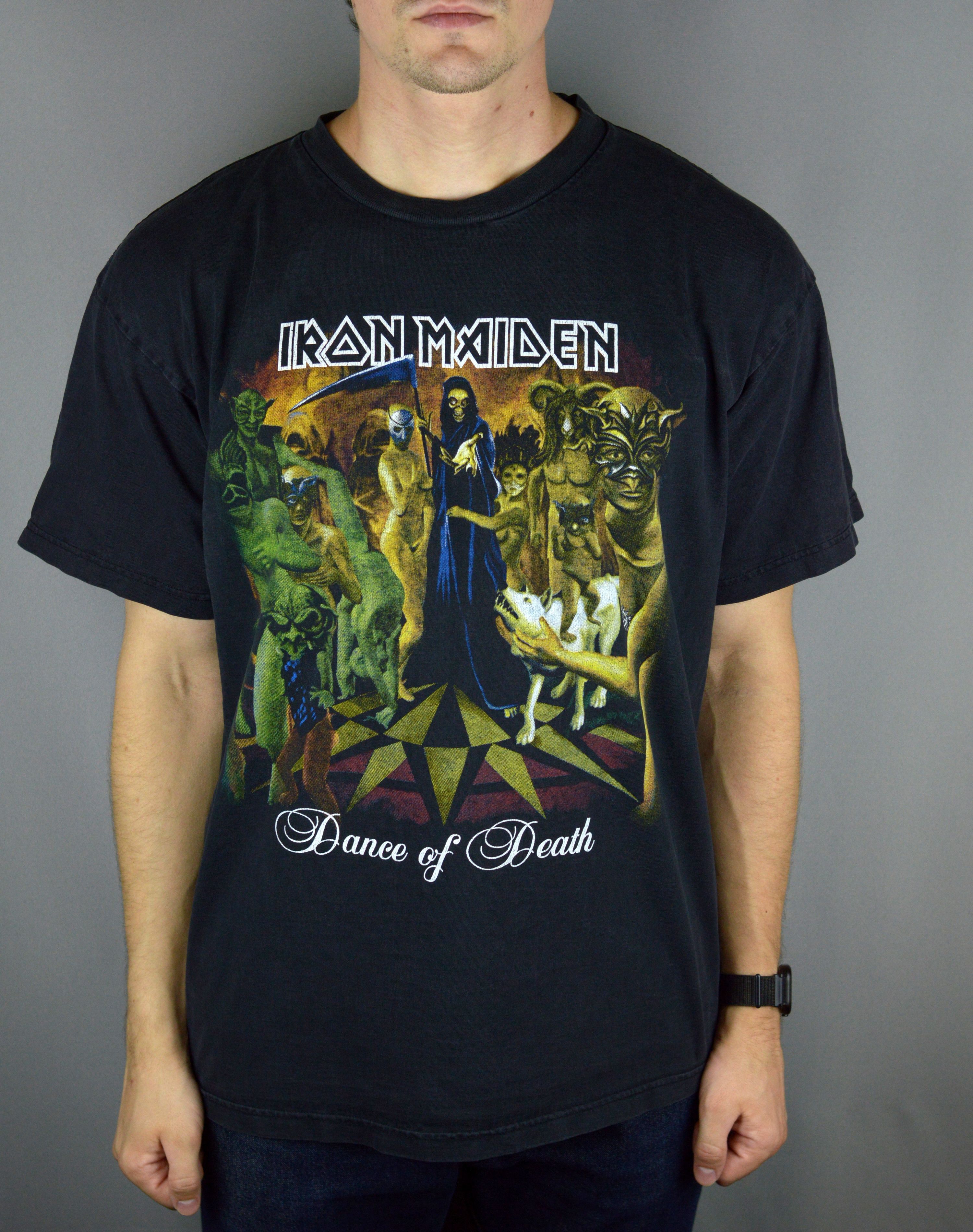 Iron Maiden Vintage Iron Maiden Dance Of Death t shirt Size US XL / EU 56 / 4 - 1 Thumbnail