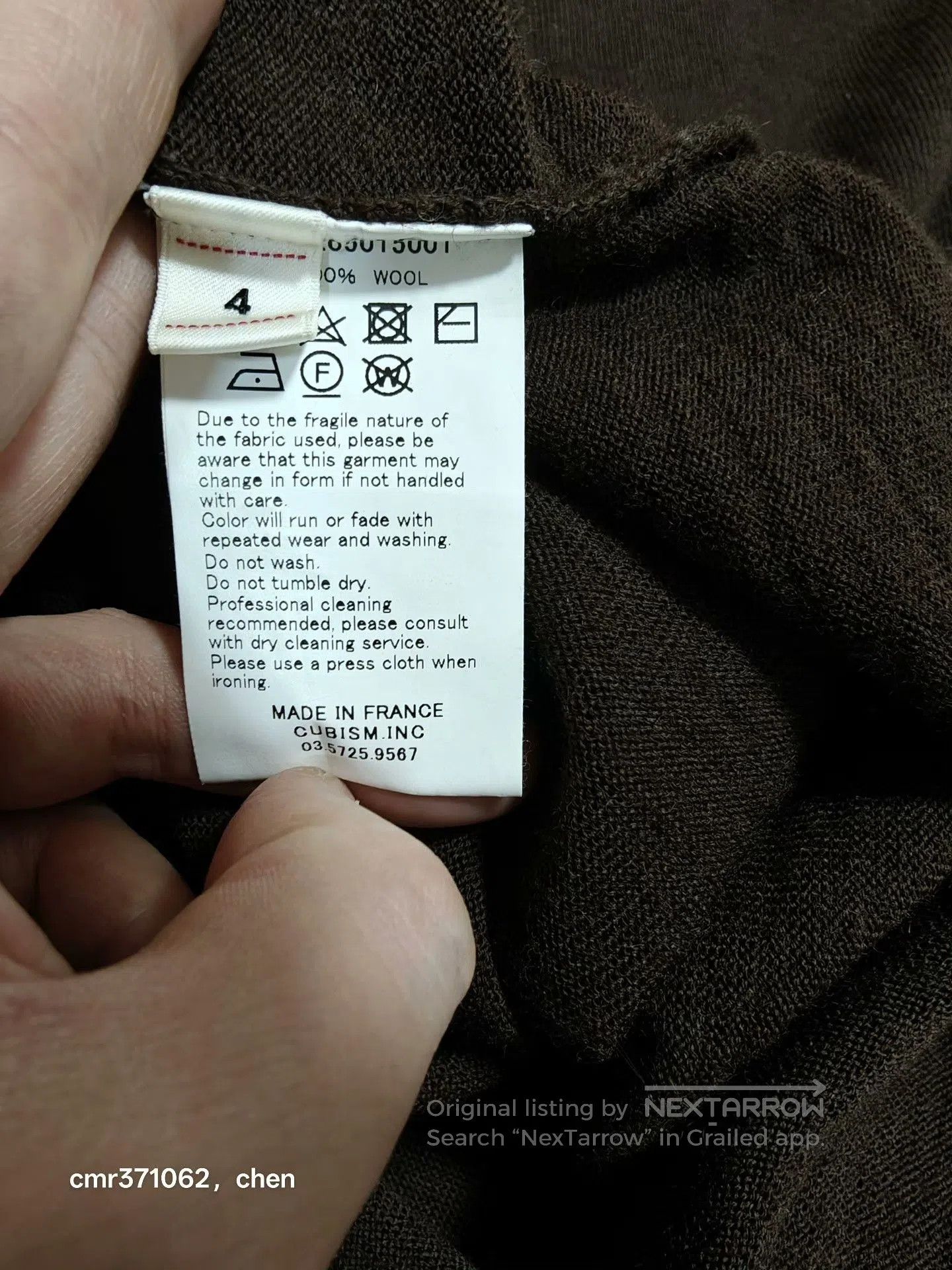 Visvim VISVIM 18AW JUMBO CREWNECK SWEATER FR LTNG. Size US XL / EU 56 / 4 - 6 Thumbnail