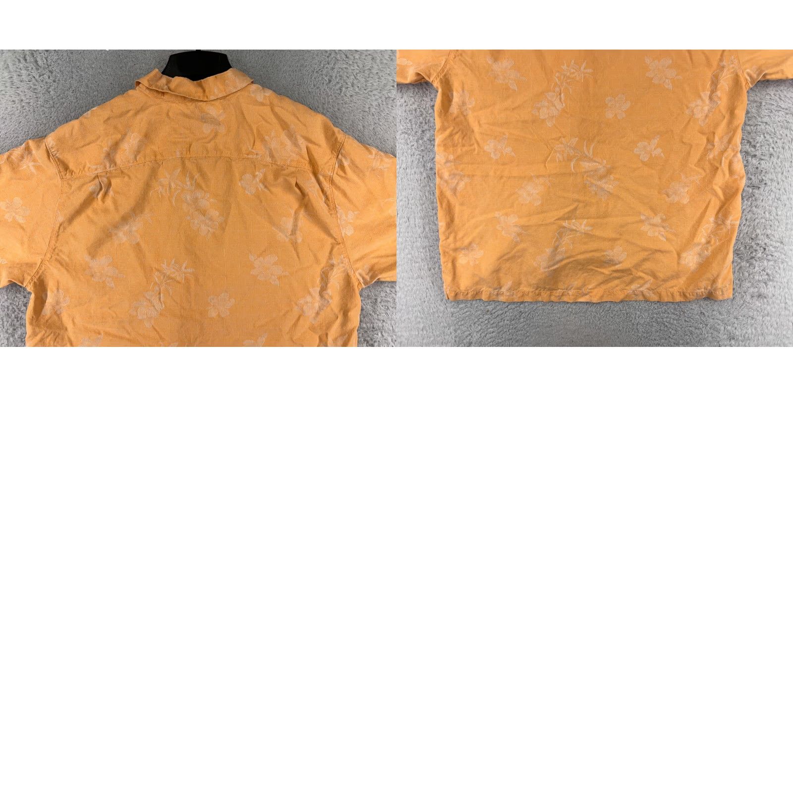 Tommy Bahama Tommy Bahama Shirt Mens XL Orange Floral Palm Island Silk Hawaiian Size US XL / EU 56 / 4 - 9 Thumbnail