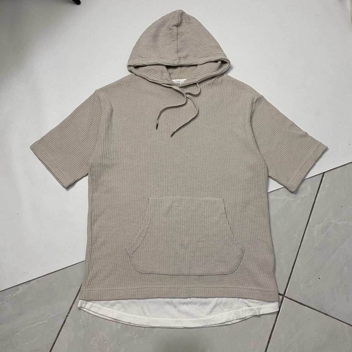 Ciaopanic × Designer 2000s ciaopanic - waffle material short sleeve hoodie outer Size US M / EU 48-50 / 2 - 3 Thumbnail