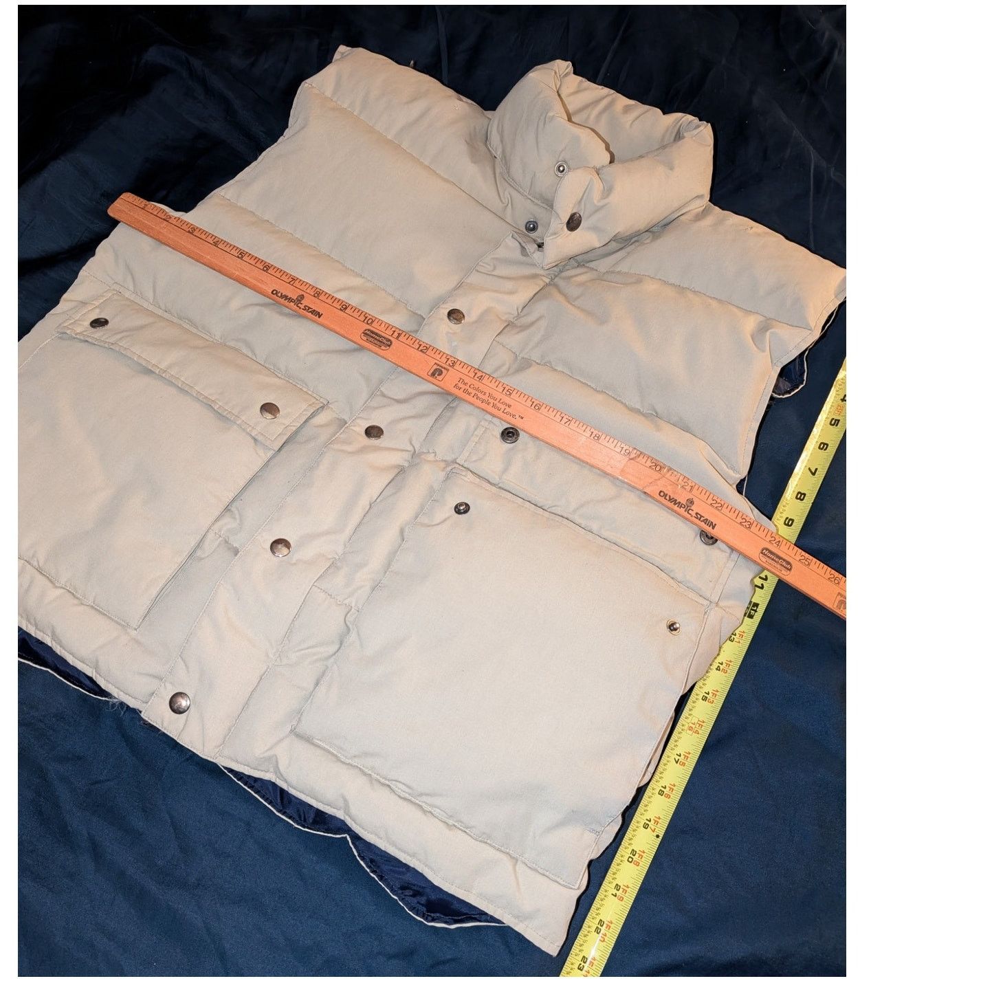 Columbia Men's Vintage Woodlake Down Puffer Vest Large Size US L / EU 52-54 / 3 - 3 Thumbnail
