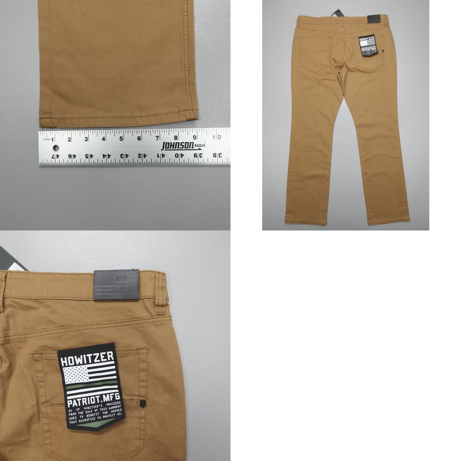 Vintage Howitzer Patriot Void Grenade Tactical Pants Mens Size 40x34 Stretch Khaki Chino Army Military Size US 40 / EU 56 - 8 Thumbnail