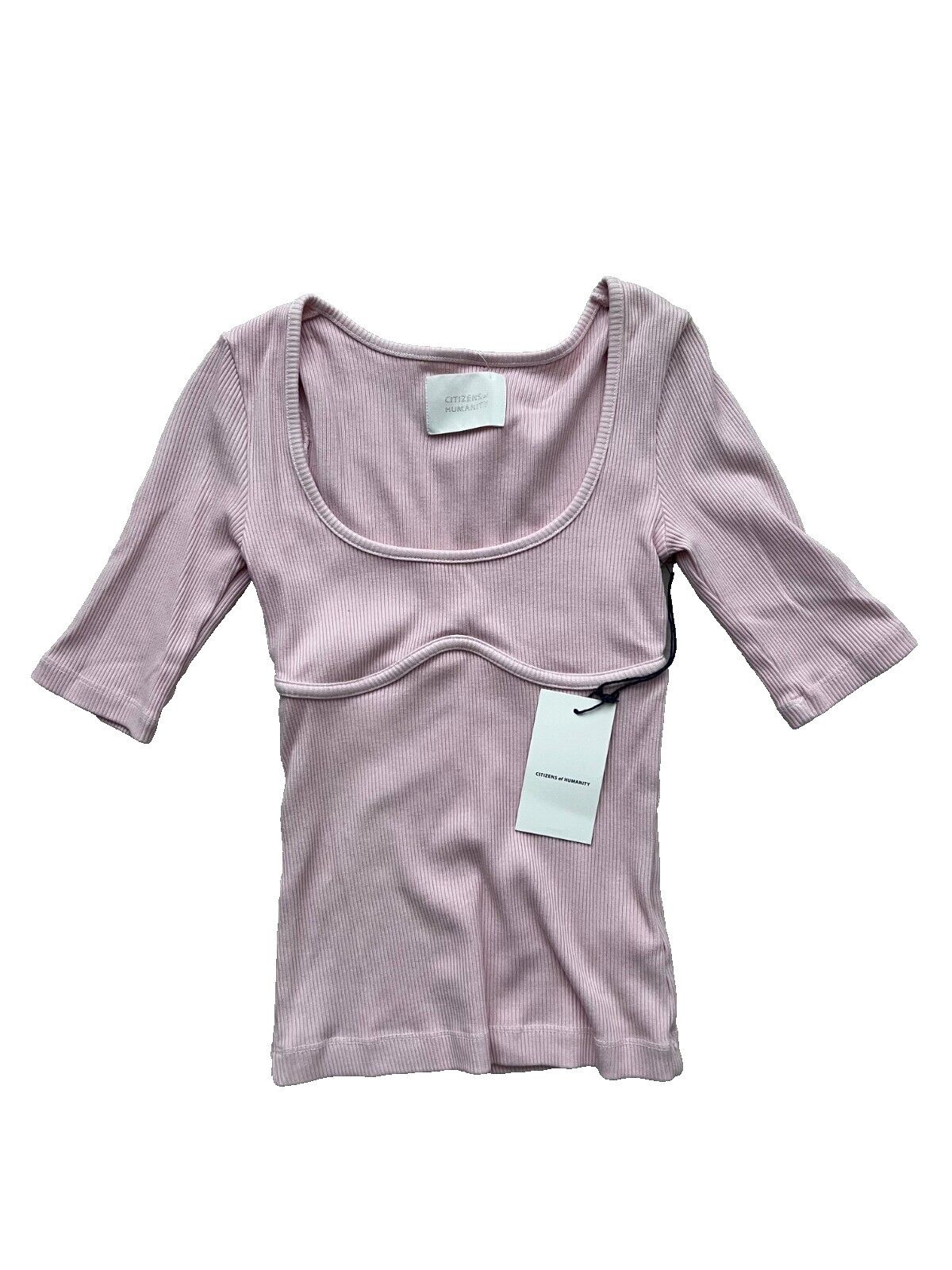 Citizens Of Humanity Citizens of Humanity Presley Seamed Tee in Roselle ( XS ) Size XS / US 0-2 / IT 36-38 - 4 Thumbnail