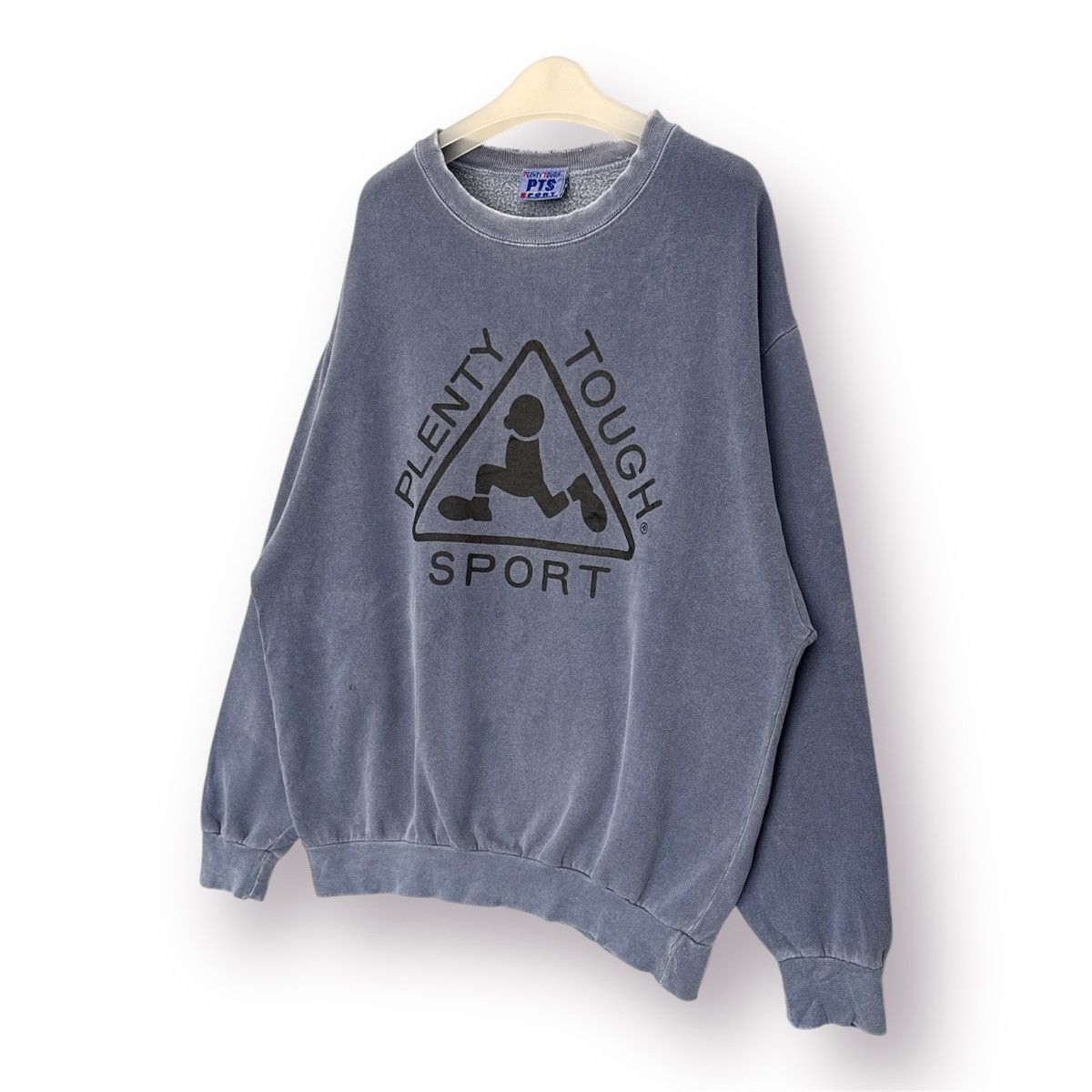 Vintage 🔥 Plenty Tough Sport Distressed Roundneck Sweatshirt - L Size US L / EU 52-54 / 3 - 2 Thumbnail