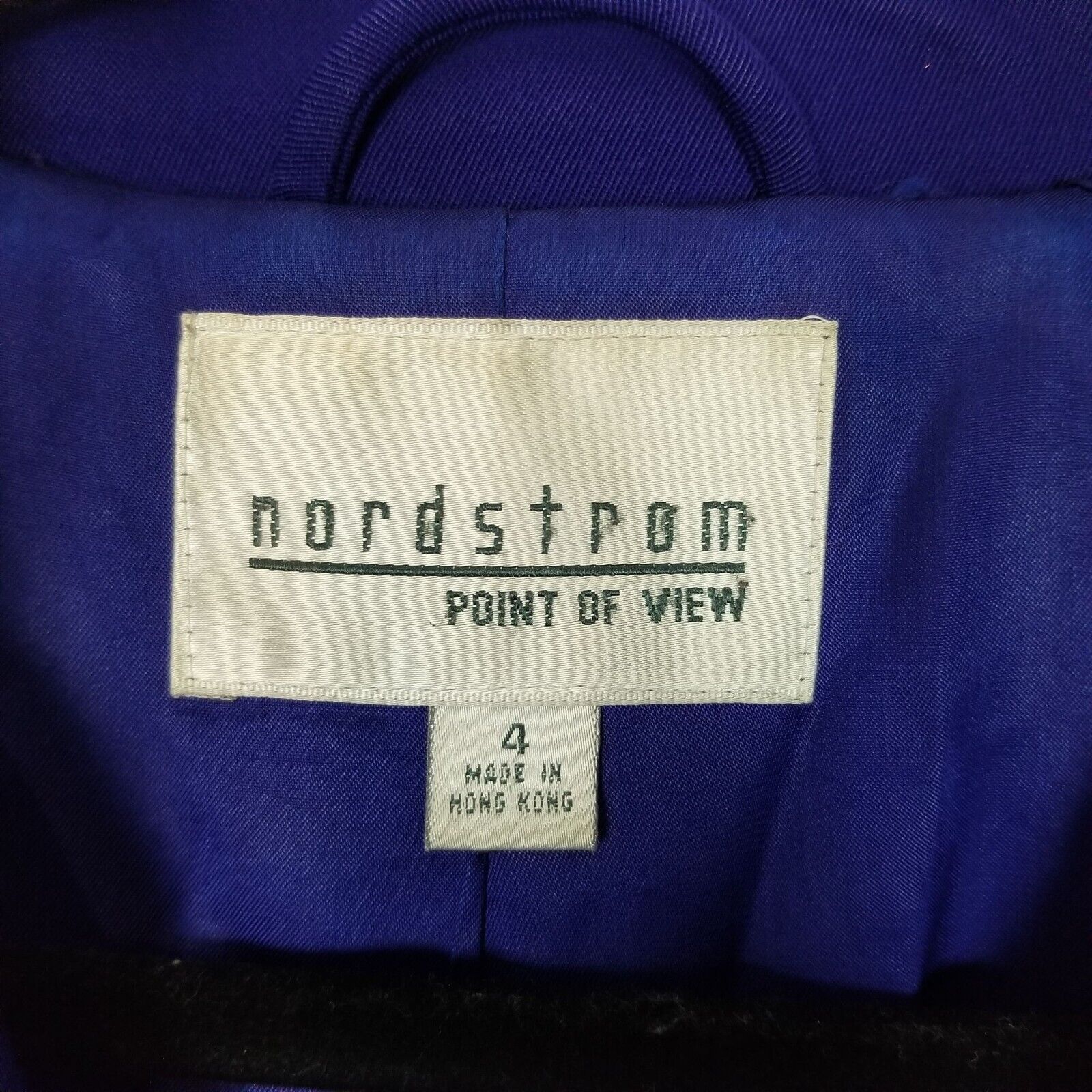 Nordstrom Vintage Nordstrom Point Of View Womens 100% Wool Trench Coat Size S / US 4 / IT 40 - 6 Thumbnail