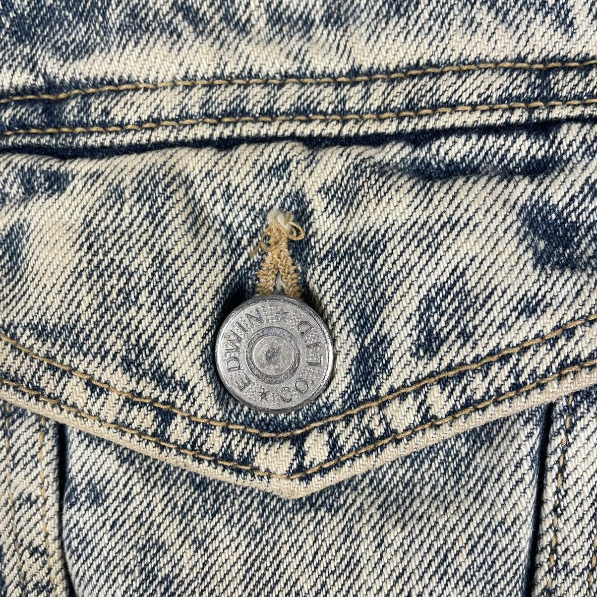 Designer × Edwin × Vintage 🔥Trash🔥Vintage Edwin 5464 Stone Washed Trucker Denim Jacket Size US M / EU 48-50 / 2 - 11 Thumbnail