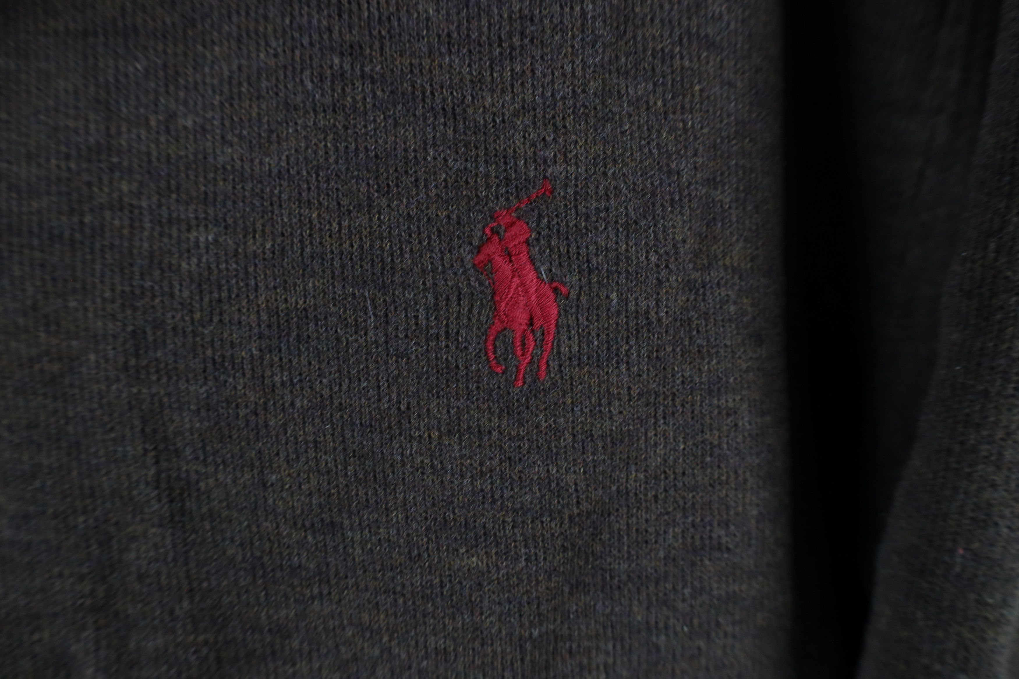 Ralph Lauren × Vintage Vintage Ralph Lauren Estate Rib Ribbed Knit Half Zip Sweater Size US M / EU 48-50 / 2 - 4 Thumbnail