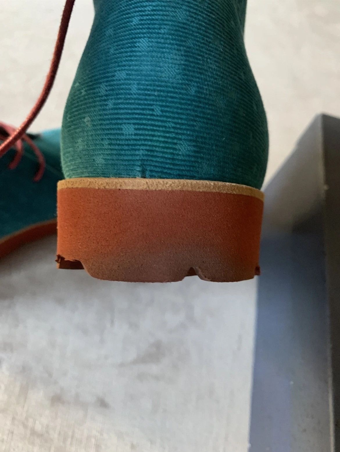 Opening Ceremony VINTAGE Opening Ceremony Kurt Geiger Teal Corduroy Boots 42 Size US 9 / EU 42 - 11 Thumbnail