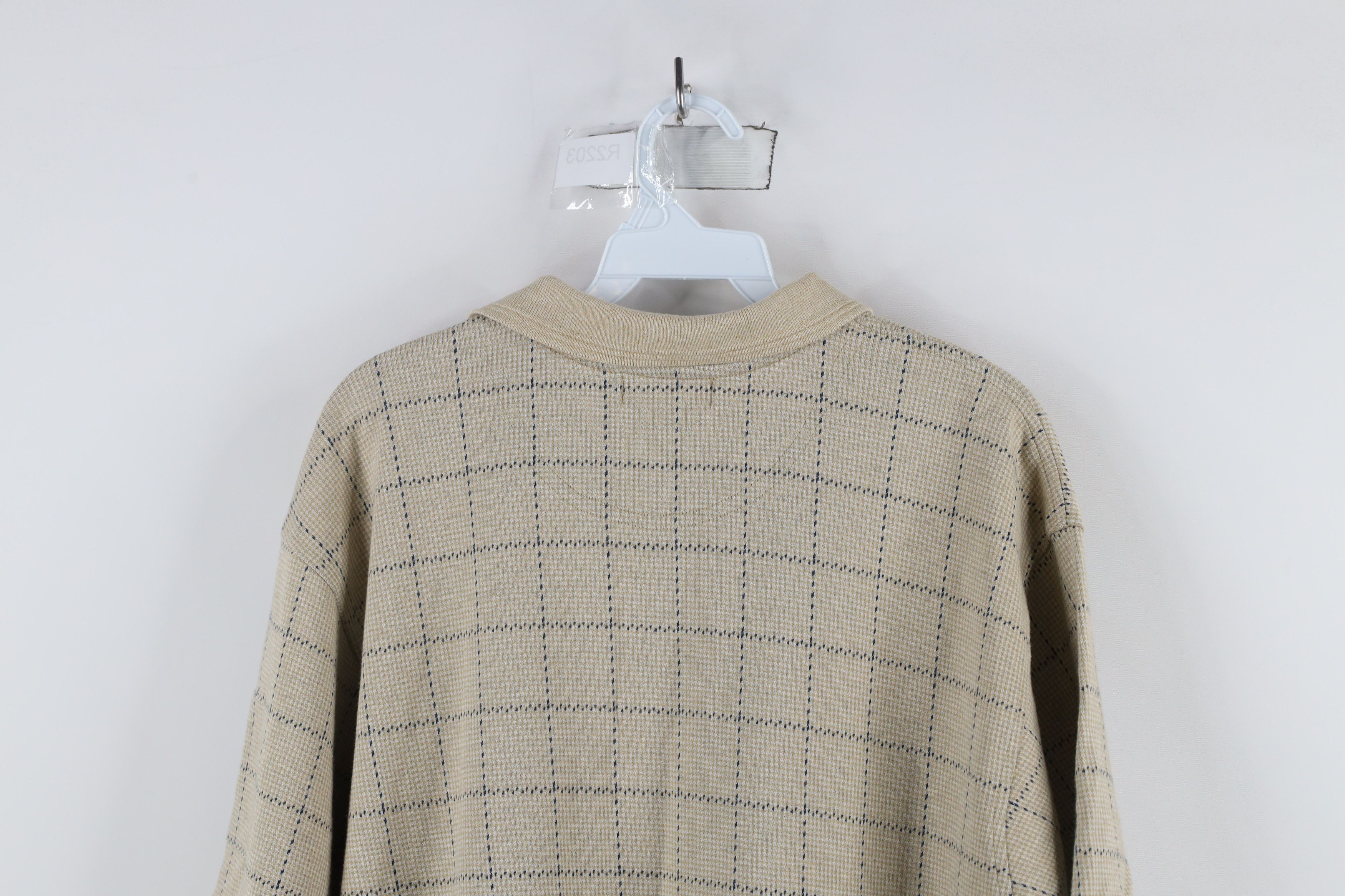 Vintage Vintage 90s Streetwear Houndstooth Plaid Collared Polo Shirt Size US L / EU 52-54 / 3 - 8 Thumbnail
