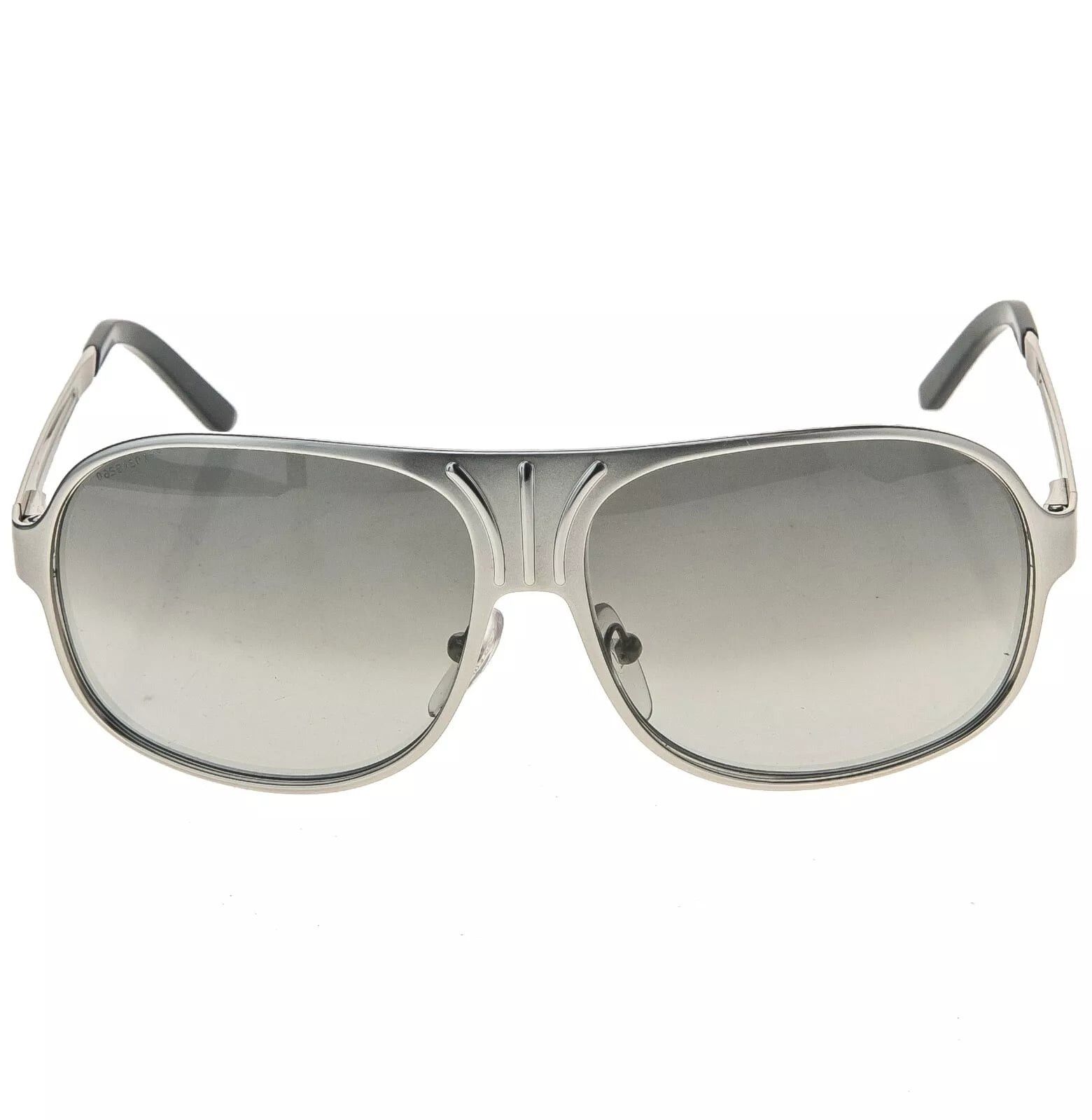 Prada PRADA 53L TECHNIQUE Silver Brushed Aviator Sunglass PR53LS Size ONE SIZE - 8 Thumbnail