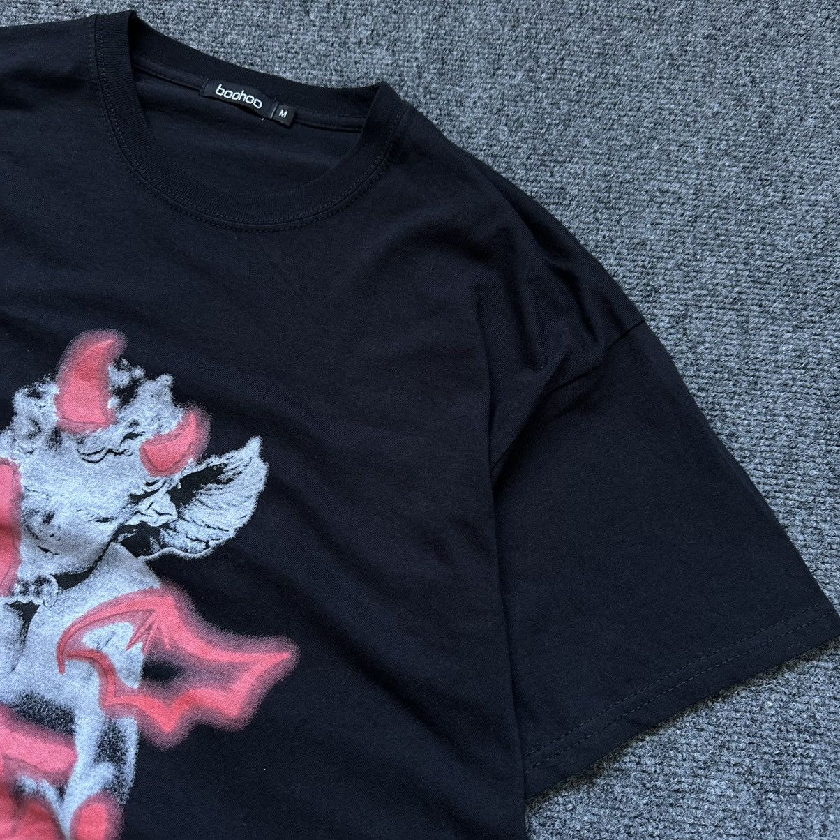 Japanese Brand VTG Adult Devil Angel T-shirts Joke Humor Man’s Tee Boohoo Size US M / EU 48-50 / 2 - 4 Thumbnail