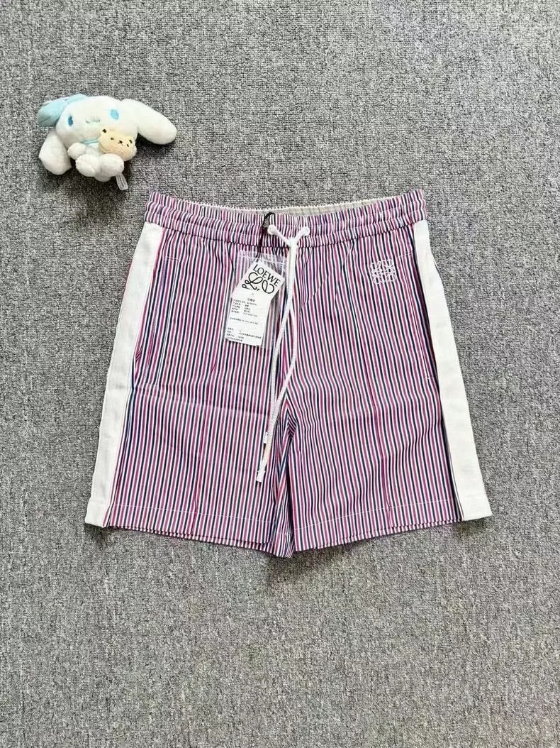Loewe loewe Striped embroidered logo shorts 2506-Nextarrow Size US 27 - 1 Thumbnail