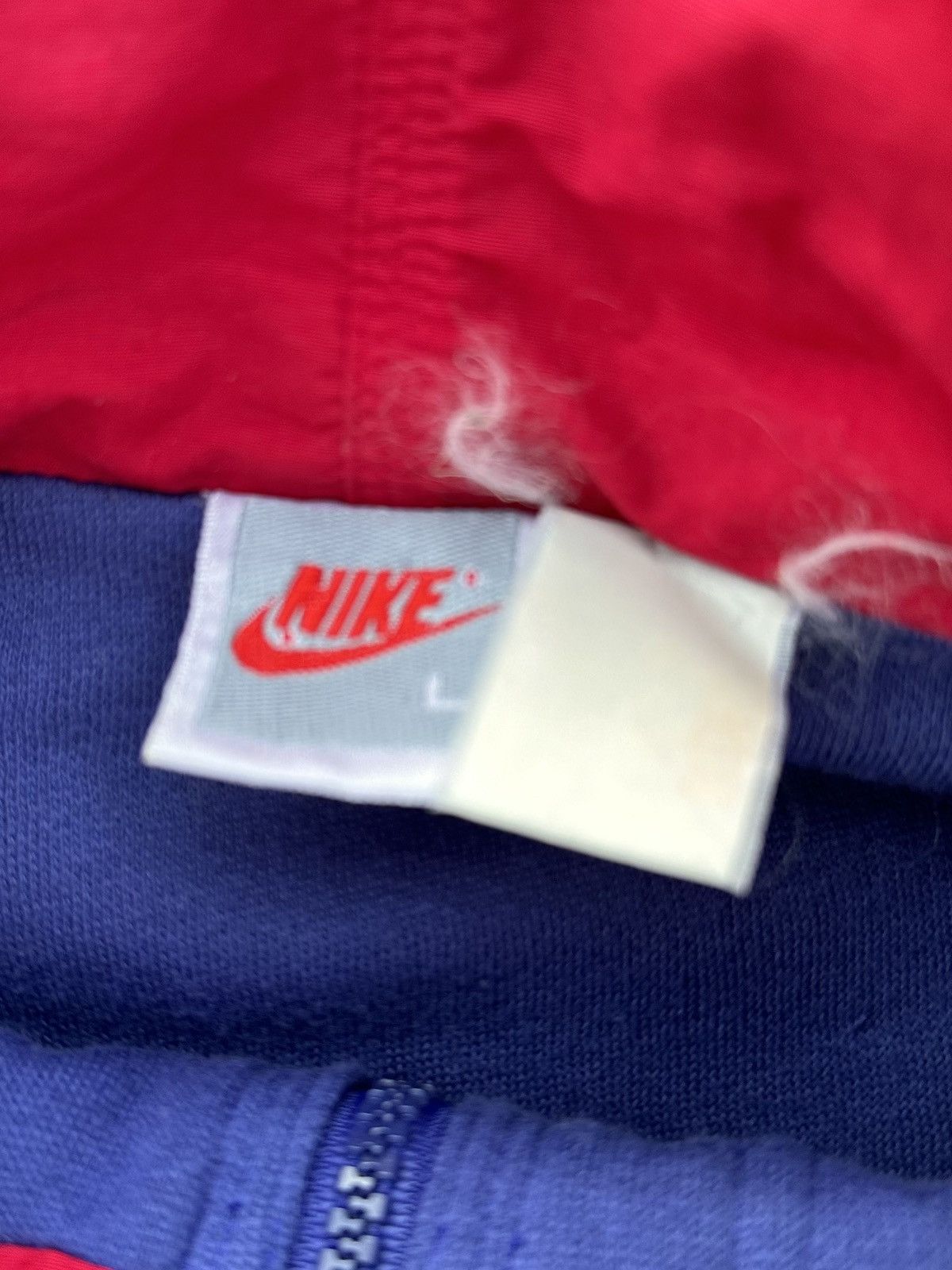 Nike × Vintage Vintage Nike Jacket Men Size XL Fleece Lines 80s Gray Tag Size US XL / EU 56 / 4 - 7 Thumbnail