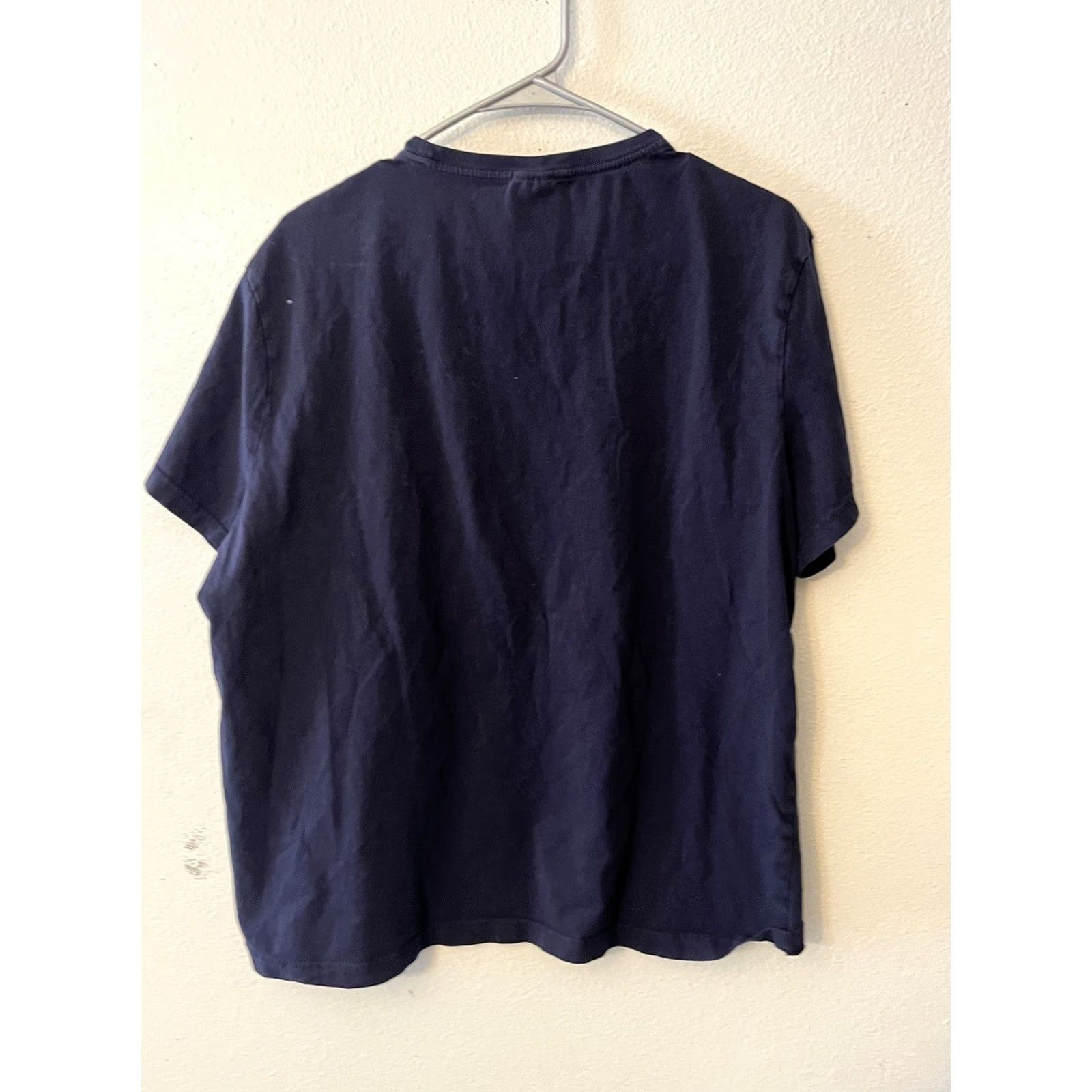 H&M H&M Mens Crew Neck T-Shirt Short Sleeve XL Navy Blue Reg Fit Shirt Mens XS to XL Size US XL / EU 56 / 4 - 4 Thumbnail