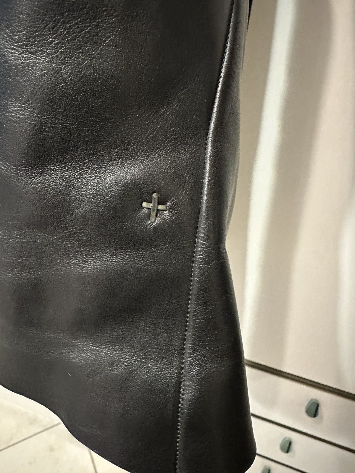 Ma+ Maurizio Amadei Leather Cashmere Jacket as new M size Size US S / EU 44-46 / 1 - 3 Thumbnail
