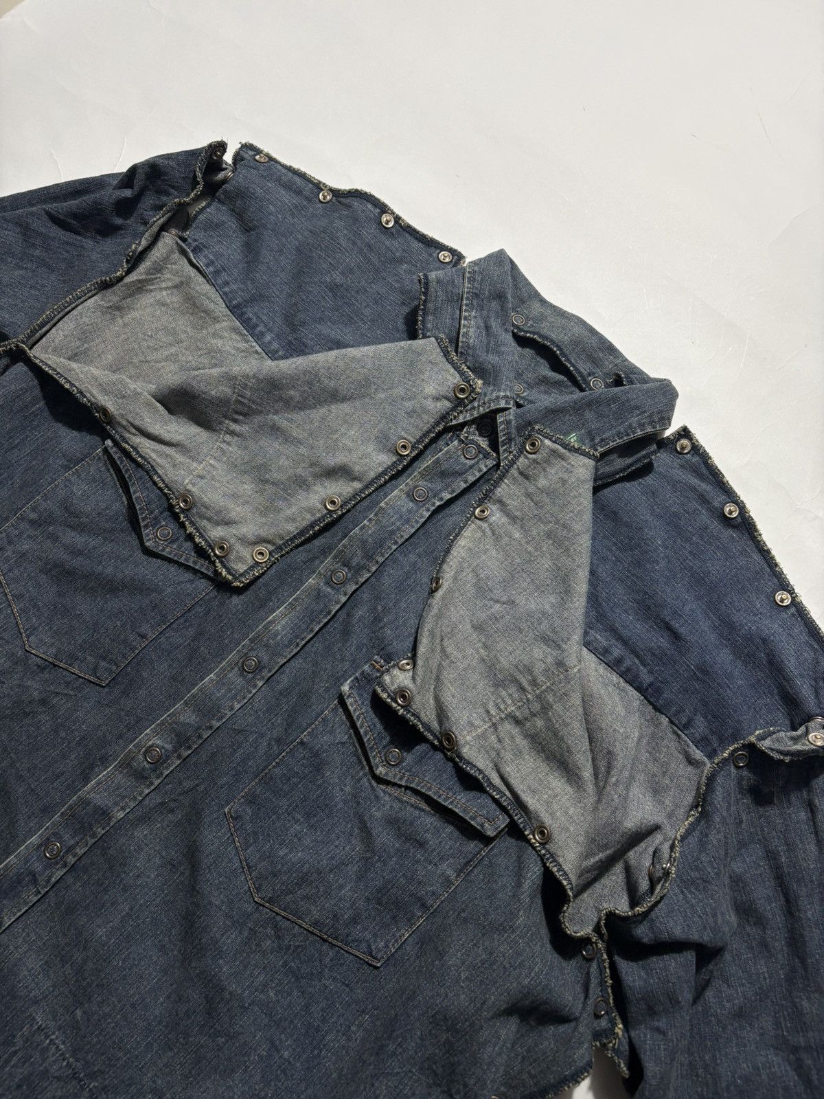 Maison MIHARA YASUHIRO RUNWAY MAISON MIHARA YASUHIRO 19AW REMOVABLE DENIM SHIRT Size US M / EU 48-50 / 2 - 4 Thumbnail