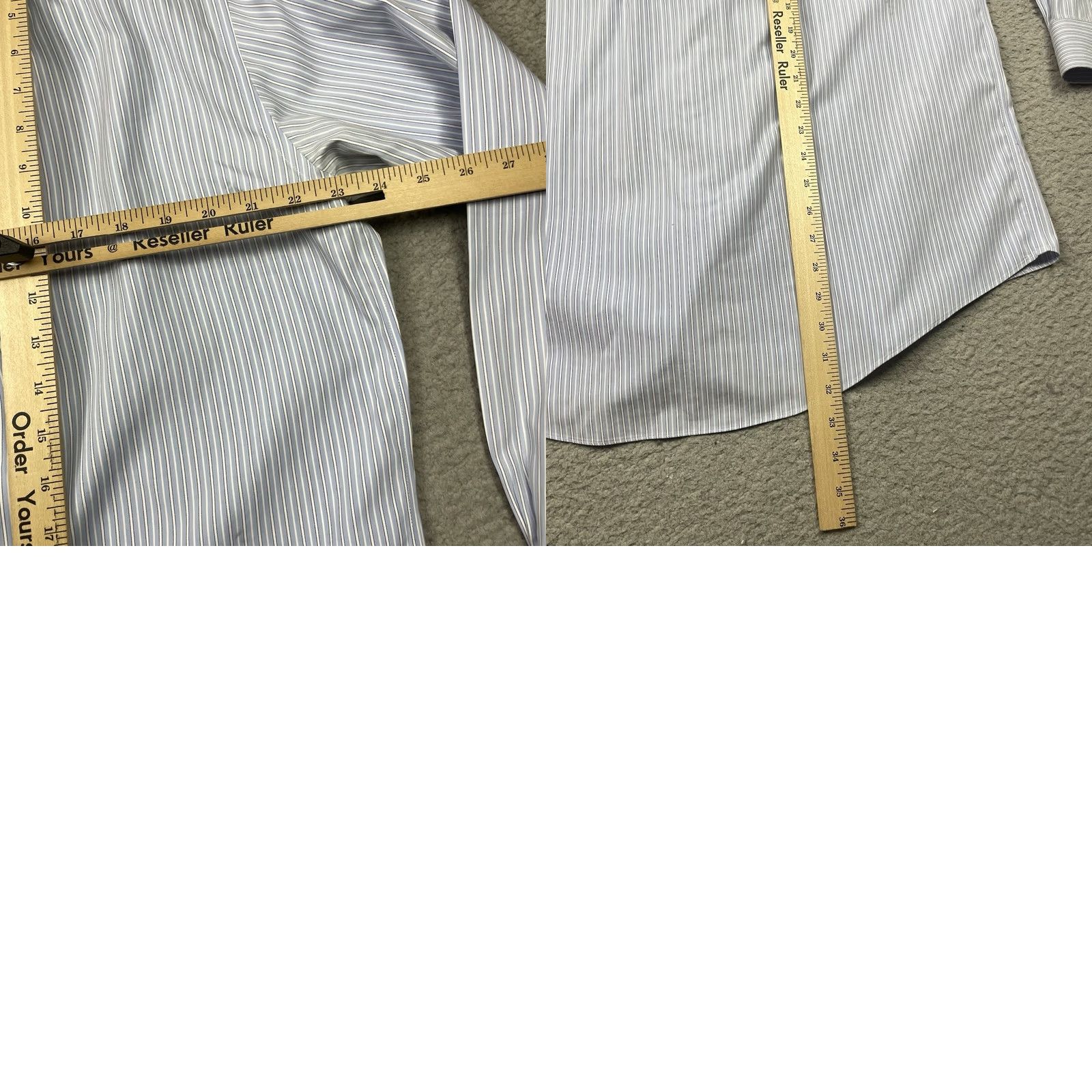 Brooks Brothers VINTAGE Brooks Brothers Shirt Mens 16-33 Blue Traditional Fit No Iron Button-Down Pocket Crewed by Brooks Brothers 346 Size US L / EU 52-54 / 3 - 9 Thumbnail