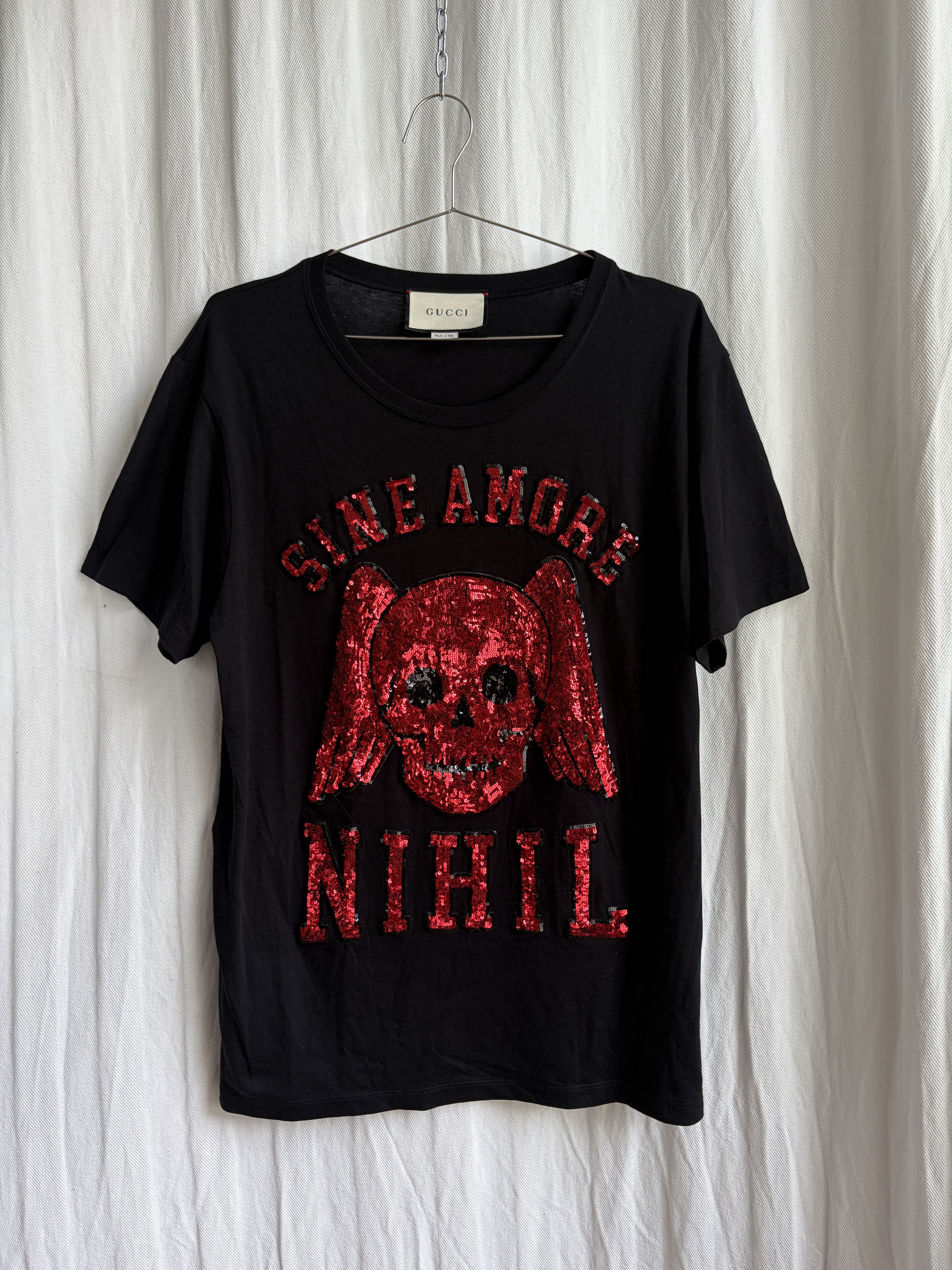 AW23 “Sine Amore Nihil” Sequin T-Shirt