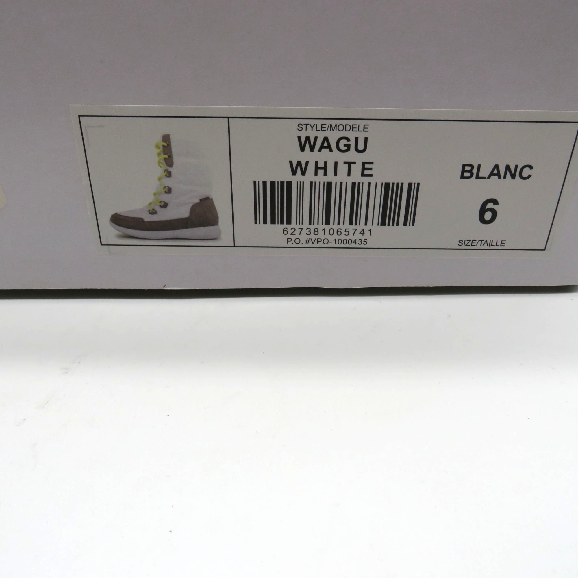 Cougar Cougar Womens Wagu Waterproof Winter Boots Size 6 White/Brow Size US 6 / IT 36 - 2 Thumbnail