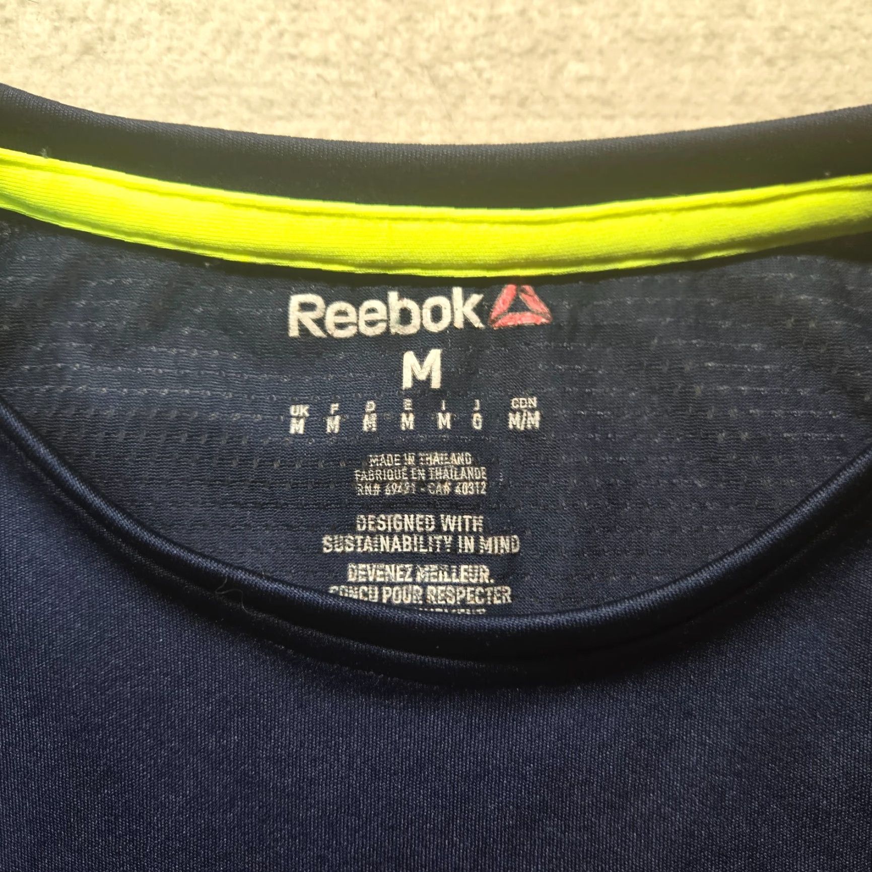 Reebok Reebok Shirt Mens M Medium Blue Lightweight Don’t Just Stand There Tee T-Shirt Regular Activewear Short Sleeve Size US M / EU 48-50 / 2 - 3 Thumbnail