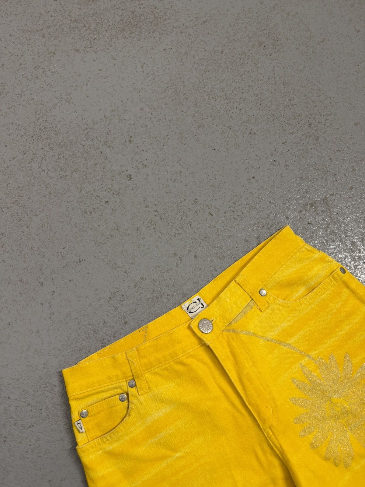 Just Cavalli Vintage Cavalli Jeans Sunflowers jeans Size 30" / US 8 / IT 44 - 5 Thumbnail