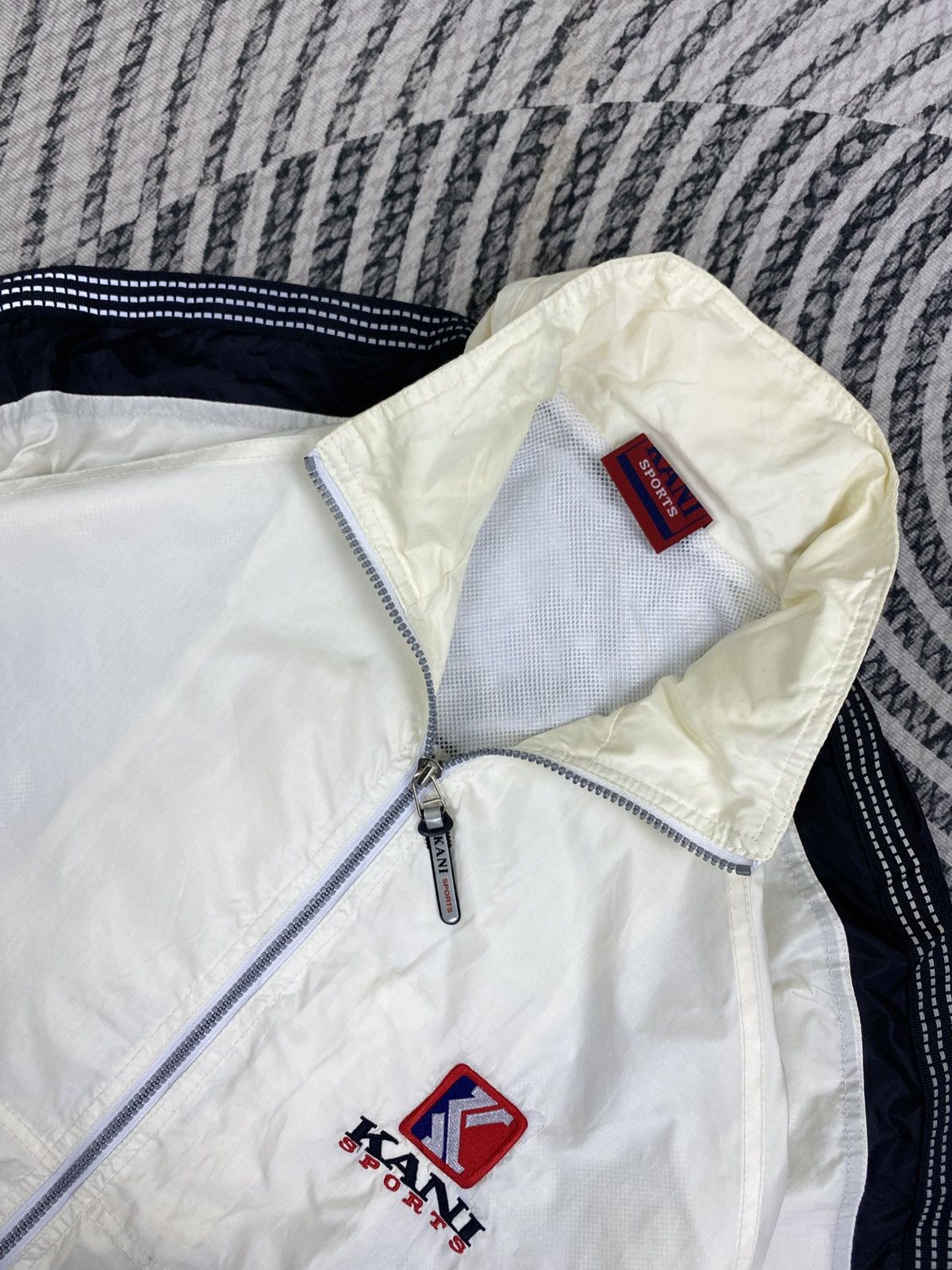 Karl Kani 🔥Vintage Karl Kani Sport Embroidereey Logo Zipper Jacket Size US XL / EU 56 / 4 - 6 Thumbnail