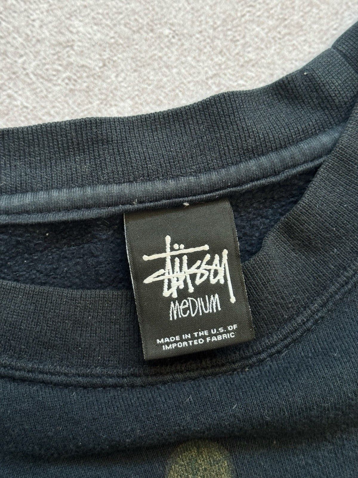 Stussy Stussy Increase The Peace Sweatshirt Vintage Crewneck Faded Size US M / EU 48-50 / 2 - 4 Thumbnail
