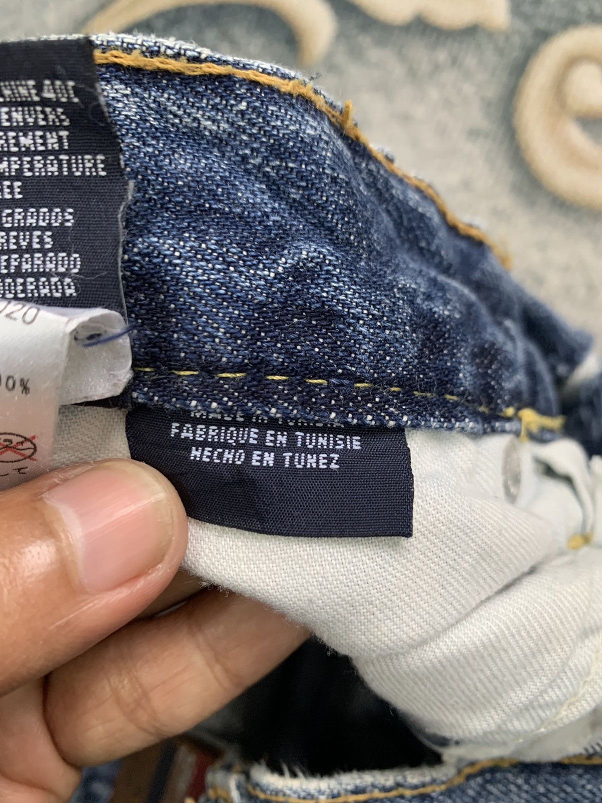Tommy Hilfiger Distress Tommy Hilfiger Denim Pant Size US 33 - 23 Thumbnail