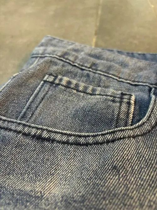 Jean Washed Y2k Denim Jeans Loose fit Baggy Size US 32 / EU 48 - 2 Thumbnail