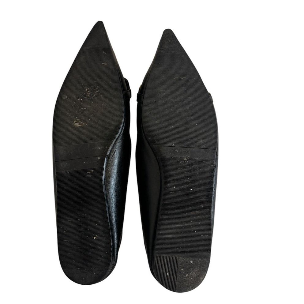 Gucci Gucci Deva Horsebit Chain Ballet Flats Black Leather Size 38 Size US 7.5 / IT 37.5 - 12 Thumbnail