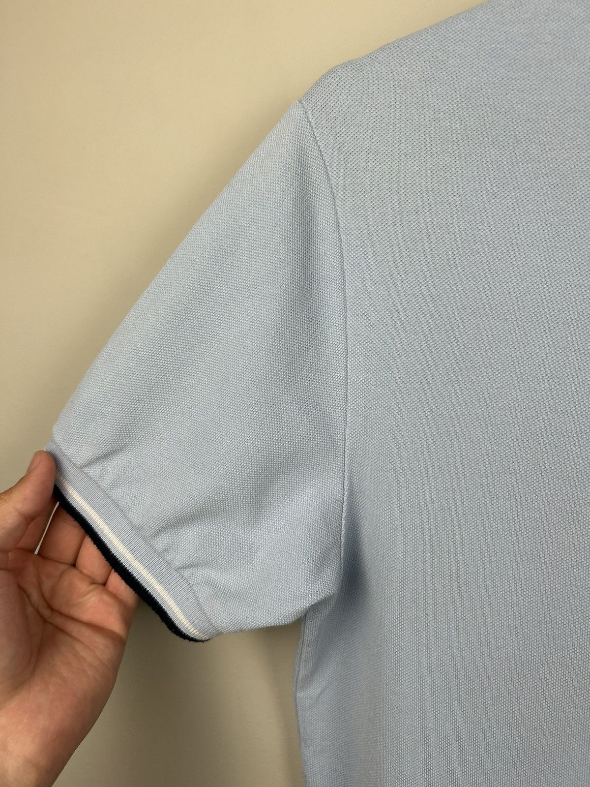 Prada Prada Red Tab Basic Polo T shirt Blue Rare Size US M / EU 48-50 / 2 - 17 Thumbnail