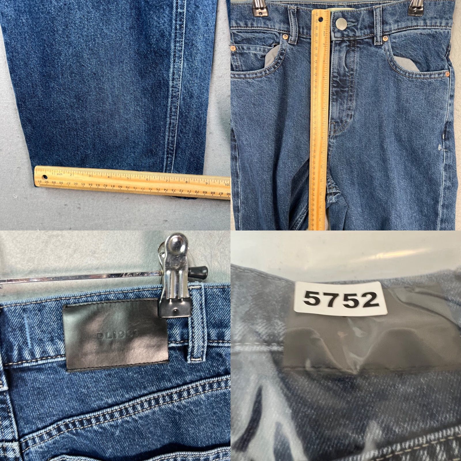 DL1961 DL1961 Womens Jeans Size 25 High-Waisted Wide-Leg Blue Denim Cotton 5-Pocket DL1961 Womens Jeans Wide-Leg Blue Size 27" / US 4 / IT 40 - 8 Thumbnail