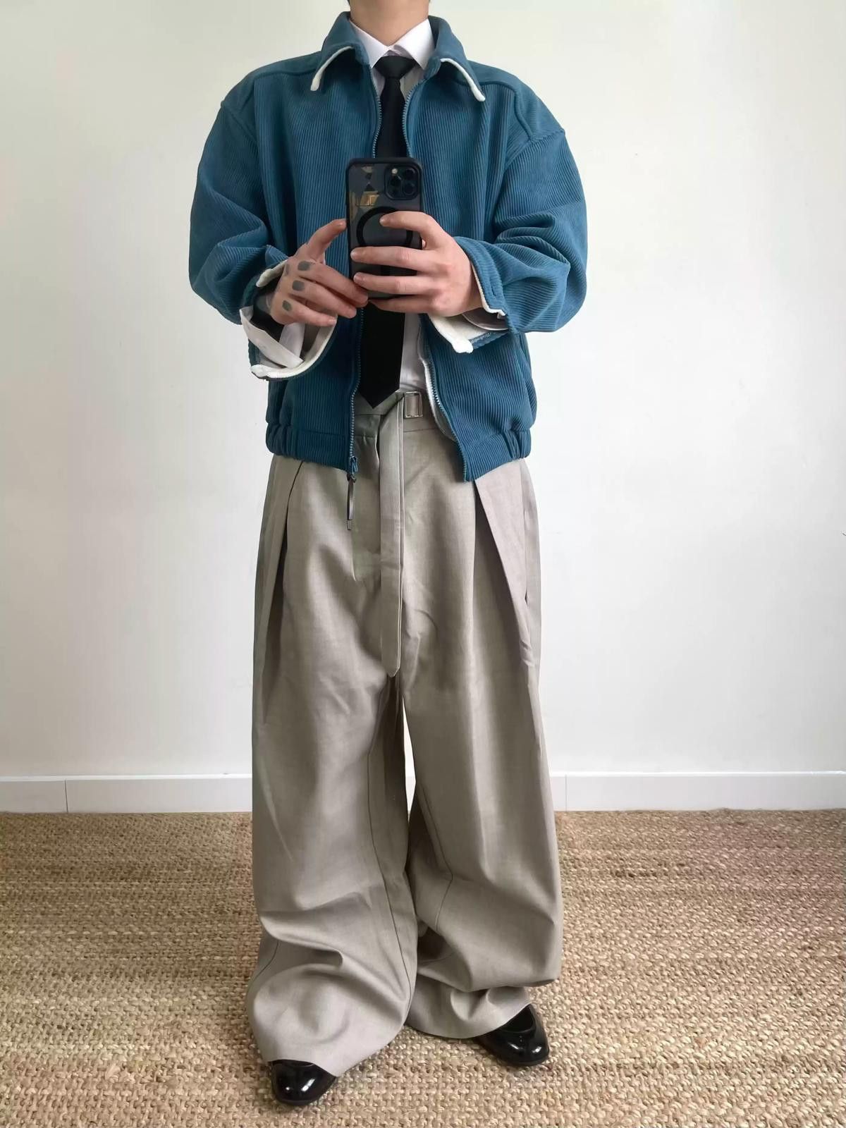 Other Corduroy Full Zip Jacket, Casual Zip Sweater Size US M / EU 48-50 / 2 - 3 Thumbnail