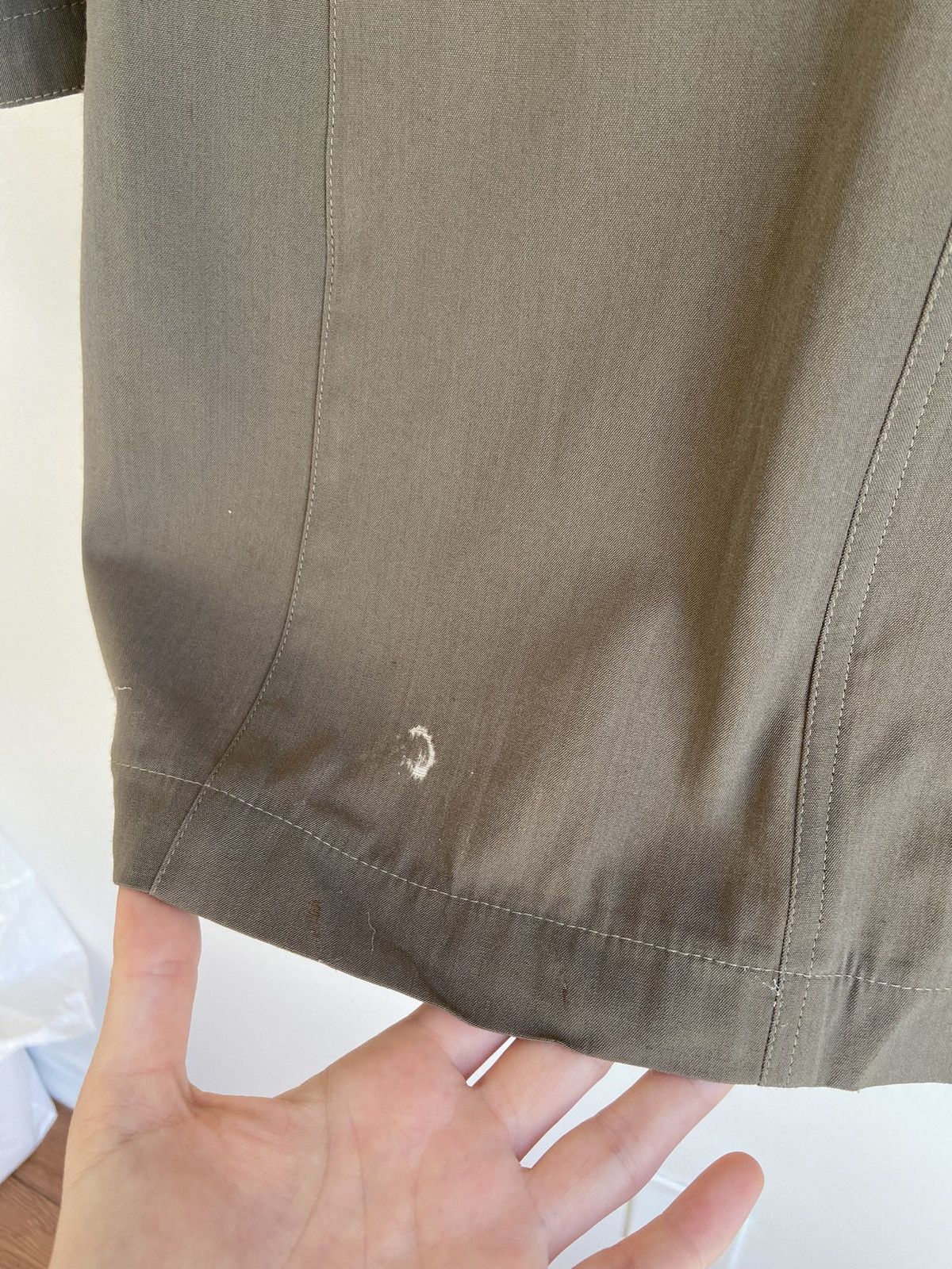 Versace Vintage Versace Khaki Blazer Size XS / US 0-2 / IT 36-38 - 10 Thumbnail