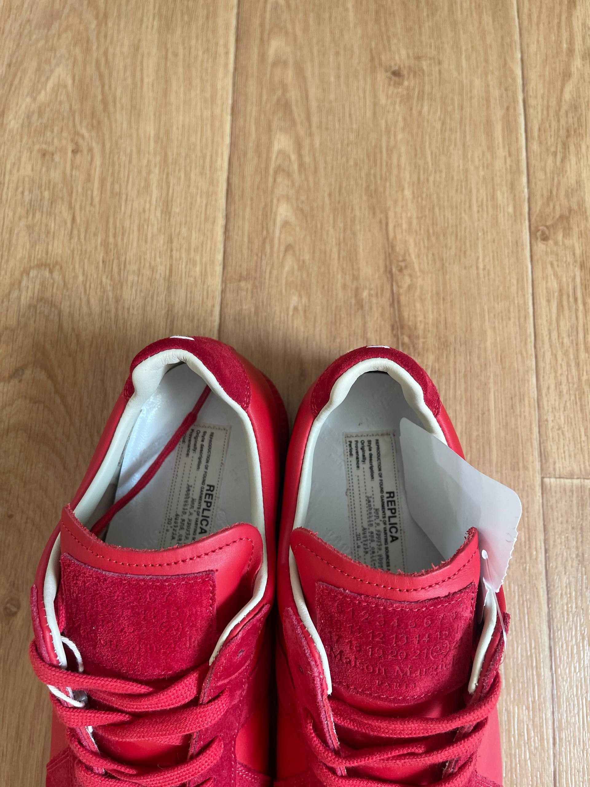 Maison Margiela Maison Martin Margiela MMM Low tTop Replica Red Sneaers Sz41 Size US 8 / EU 41 - 17 Thumbnail
