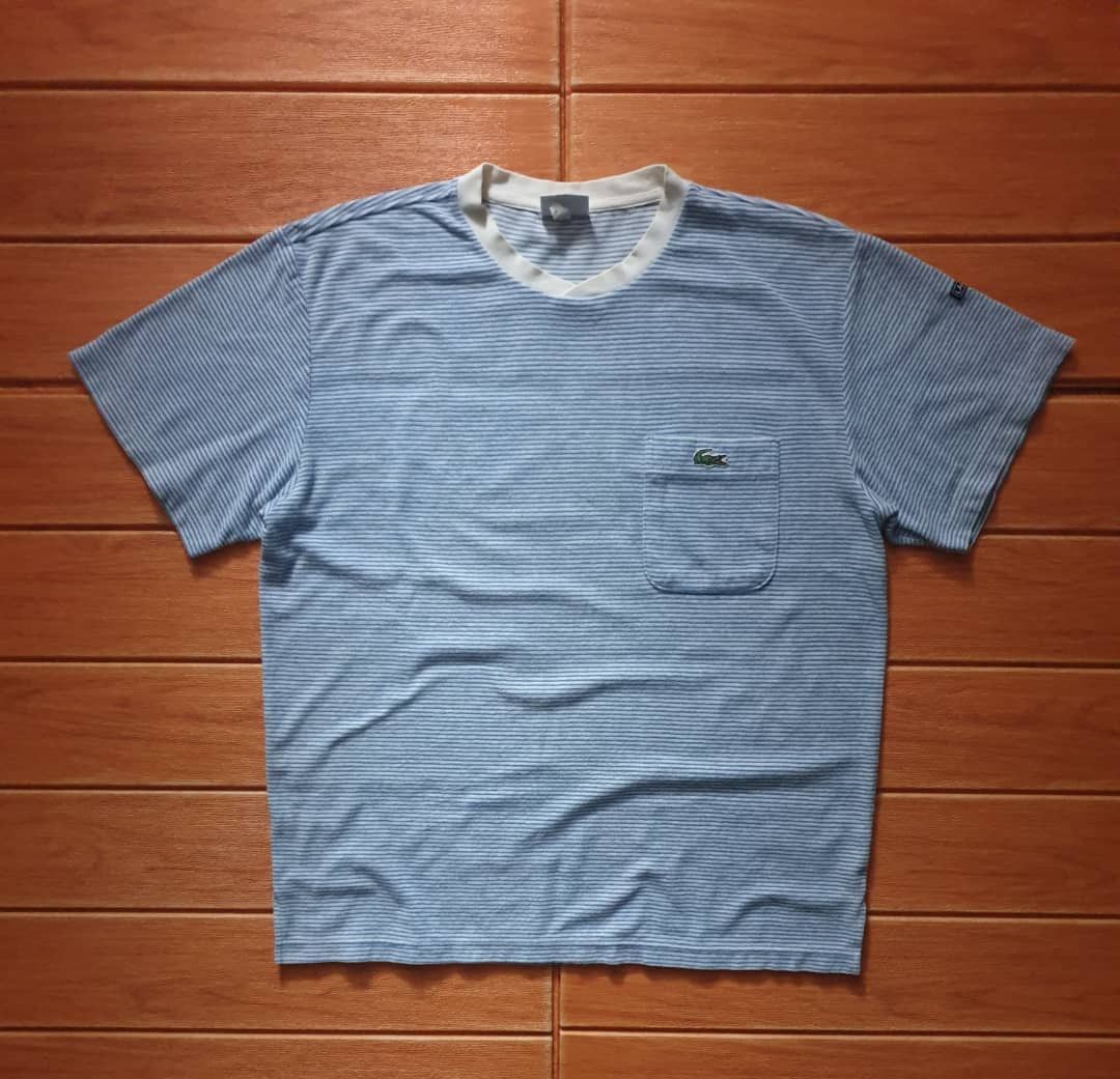 Lacoste Lacoste stripe blue white Shirt Size US L / EU 52-54 / 3 - 1 Thumbnail