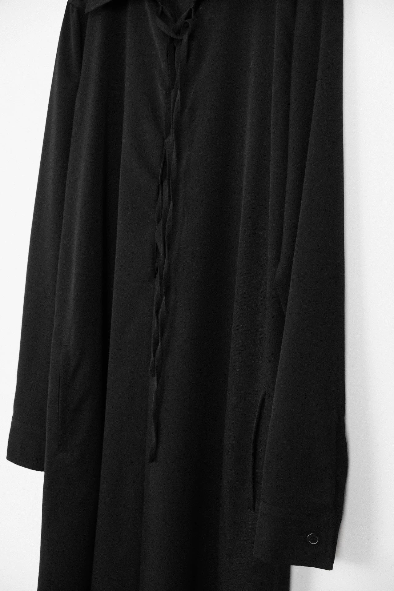 Yohji Yamamoto Yohji Yamamoto 21aw Vintage Tie Asym Wool Dress Women's Size S / US 4 / IT 40 - 3 Thumbnail