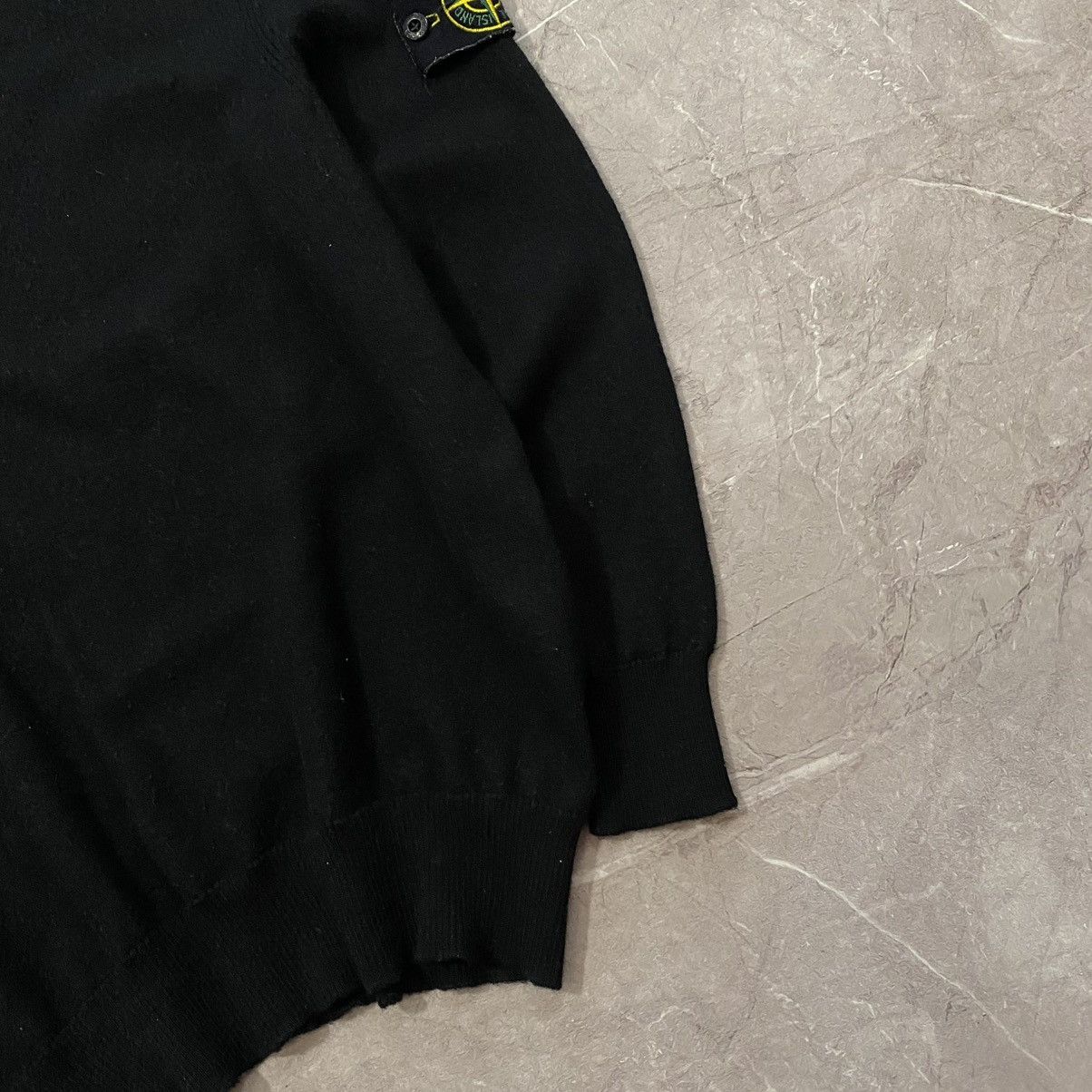 Massimo Osti × Stone Island × Vintage STONE ISALND WOOL SWEATER WITH PATCH MASSIMO OSTI Size US M / EU 48-50 / 2 - 5 Thumbnail