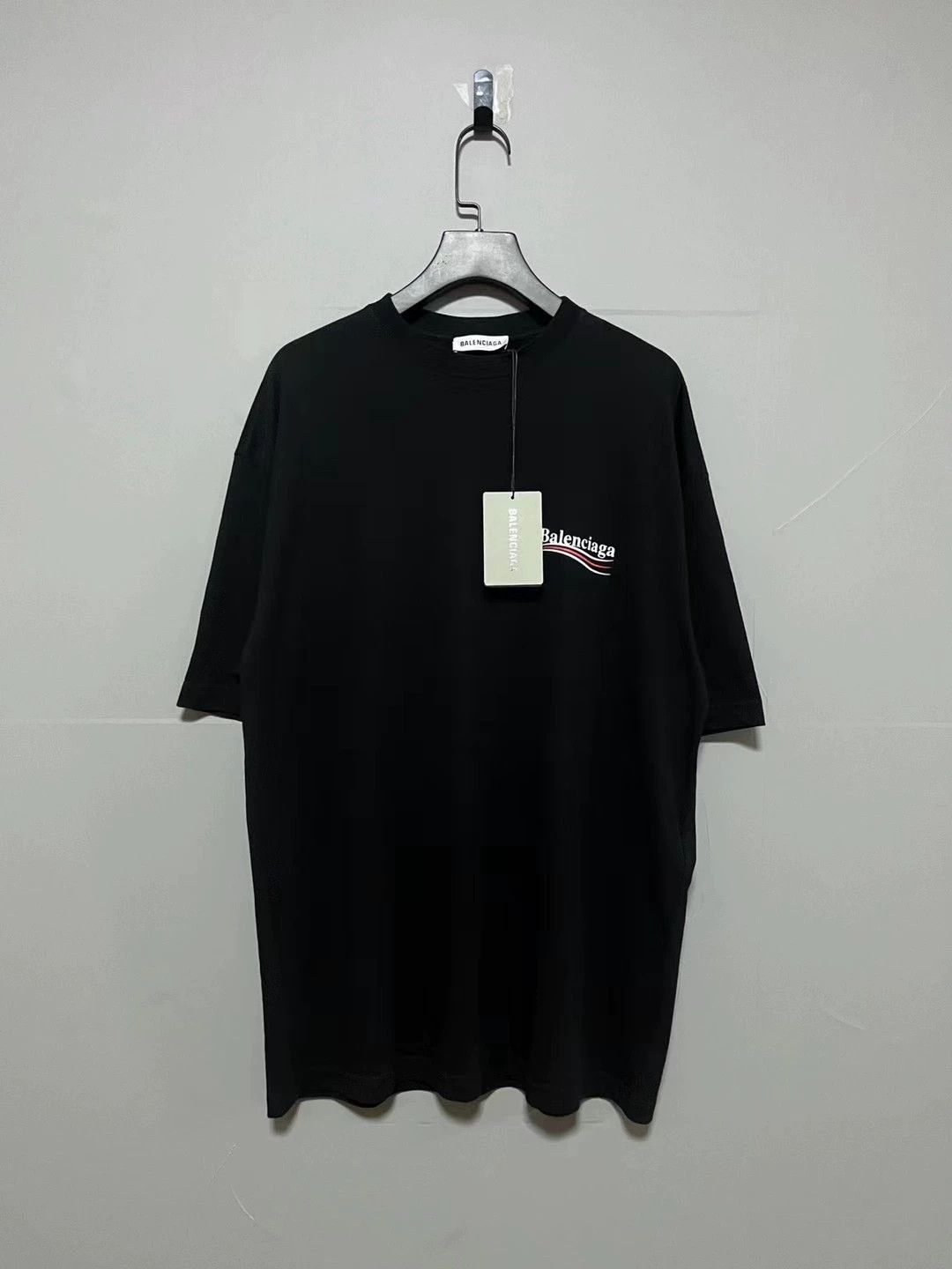 Balenciaga Balenciaga Black Wave Cola Short Sleeve Size US XS / EU 42 / 0 - 1 Thumbnail