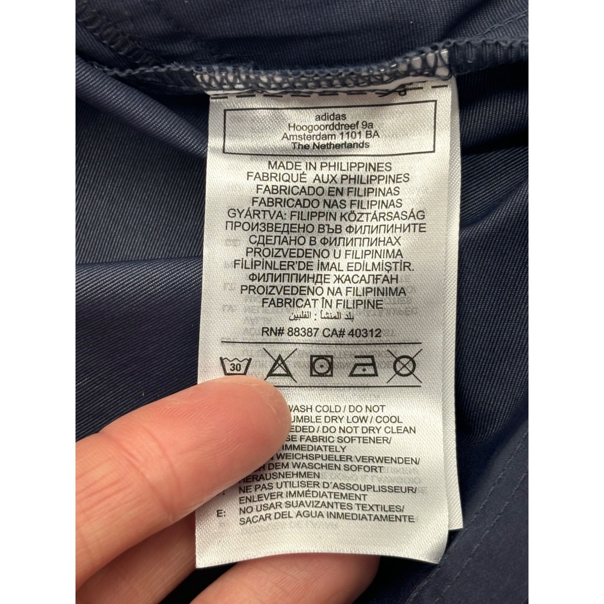 Adidas Adidas Sex Neutral Coach Jacket in Shadow Navy, XS Size US XS / EU 42 / 0 - 8 Thumbnail