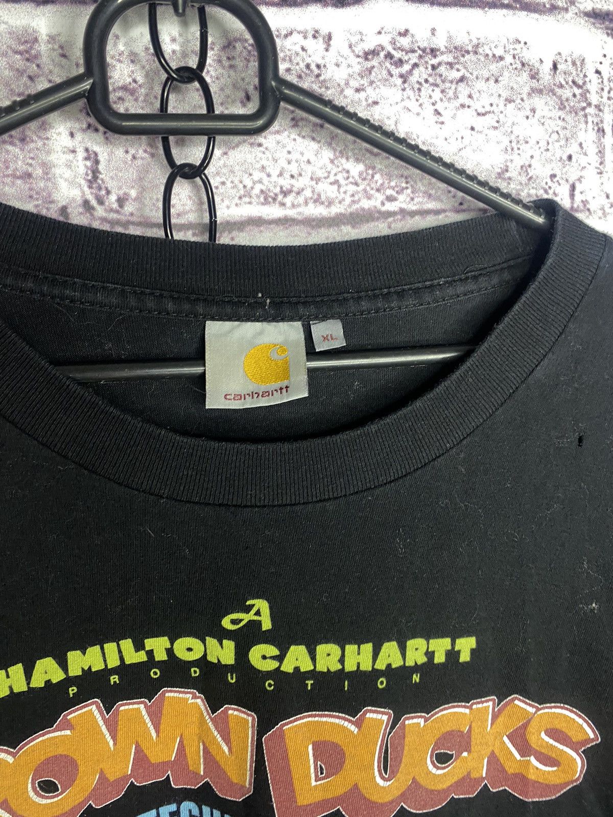 Carhartt MENS Carhartt Brown Ducks tee Overprint Logo T-Shirt Size US XL / EU 56 / 4 - 3 Thumbnail