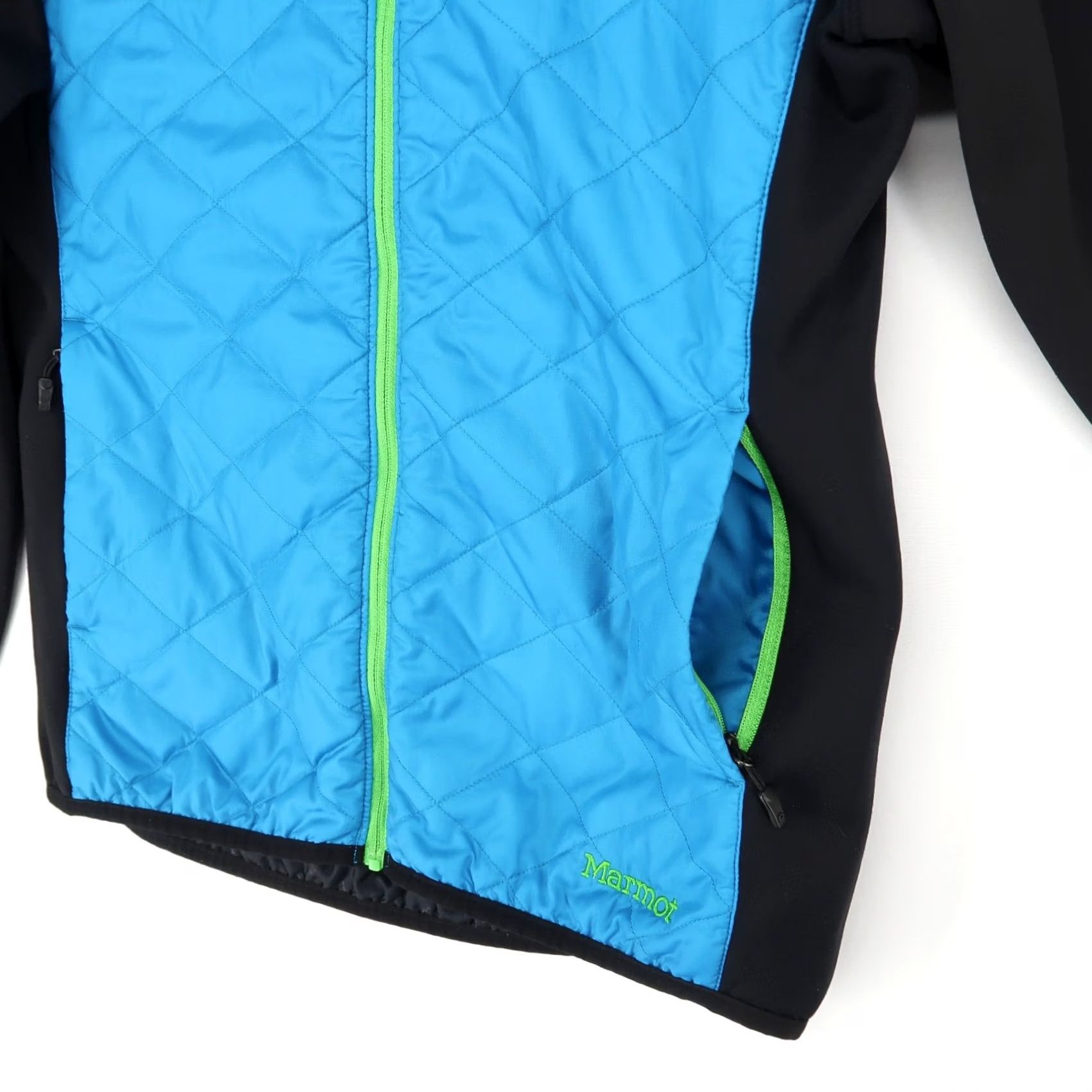 Marmot Marmot Jacket Womens S Blue Hybrid Diamond Quilted Softshell Full Zip Insulated Size S / US 4 / IT 40 - 4 Thumbnail