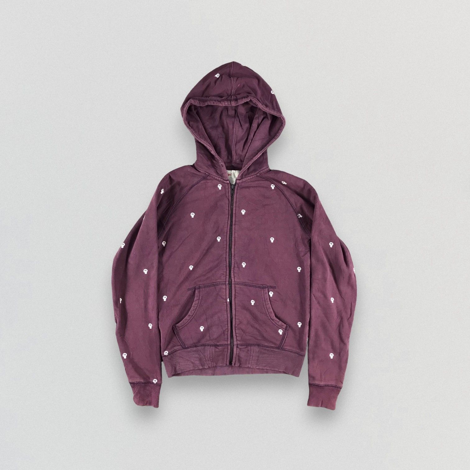 Stussy Vintage Stussy Girls Hoodie Skull Logo Size S / US 4 / IT 40 - 1 Thumbnail