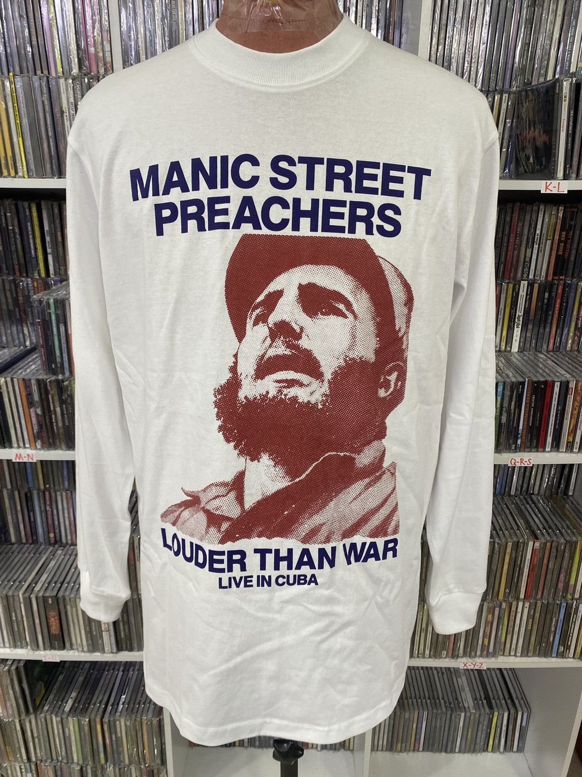 Band Tees MANIC STREET PREACHERS britpop band Fidel Castro Cuba shirt Size US M / EU 48-50 / 2 - 4 Thumbnail