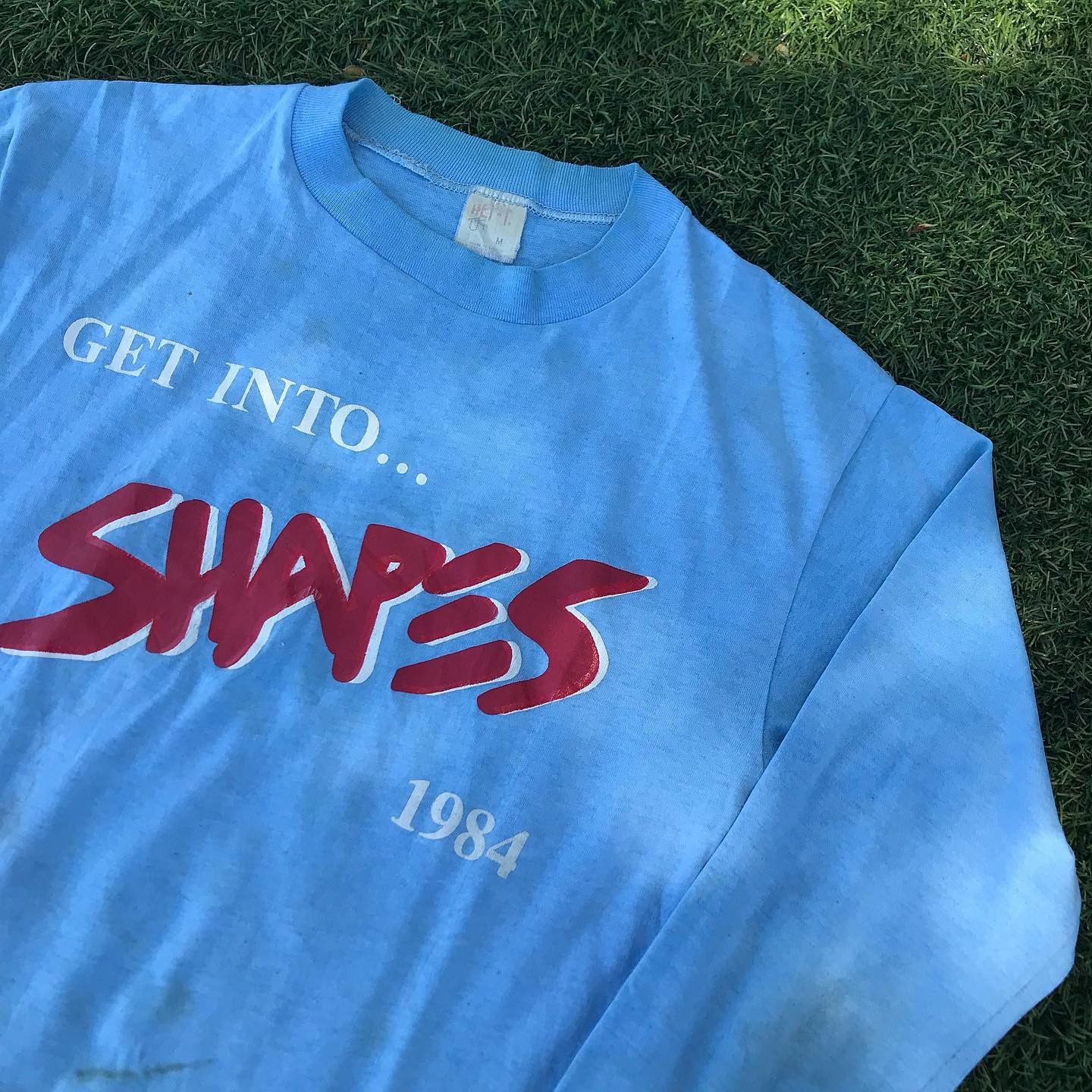 Band Tees Vintage 80s Tuxedo Shirt Get Into Shapes 1984 Size US M / EU 48-50 / 2 - 1 Thumbnail