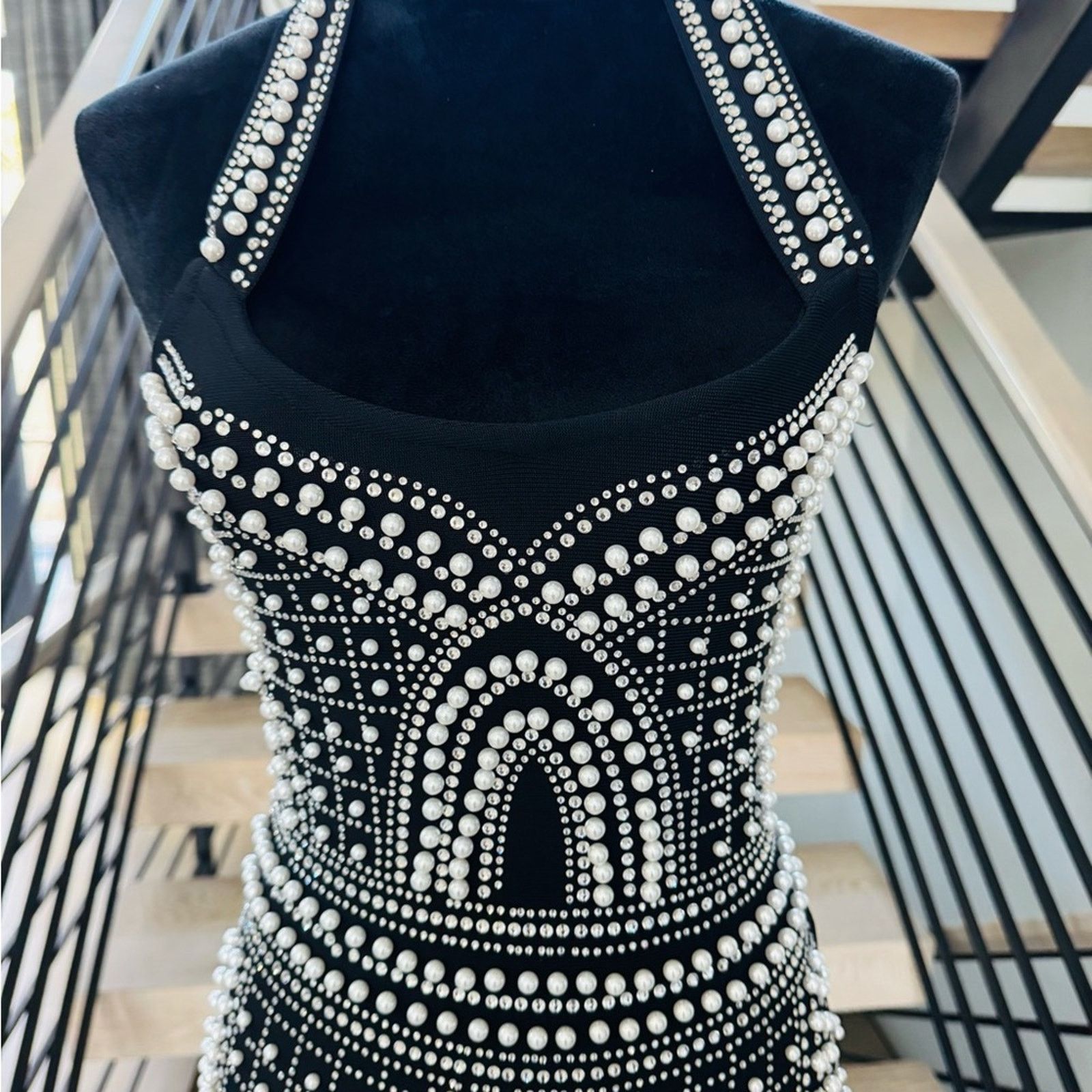 Other New Black and Pearl Halter bodysuit size XS Size XS / US 0-2 / IT 36-38 - 4 Thumbnail