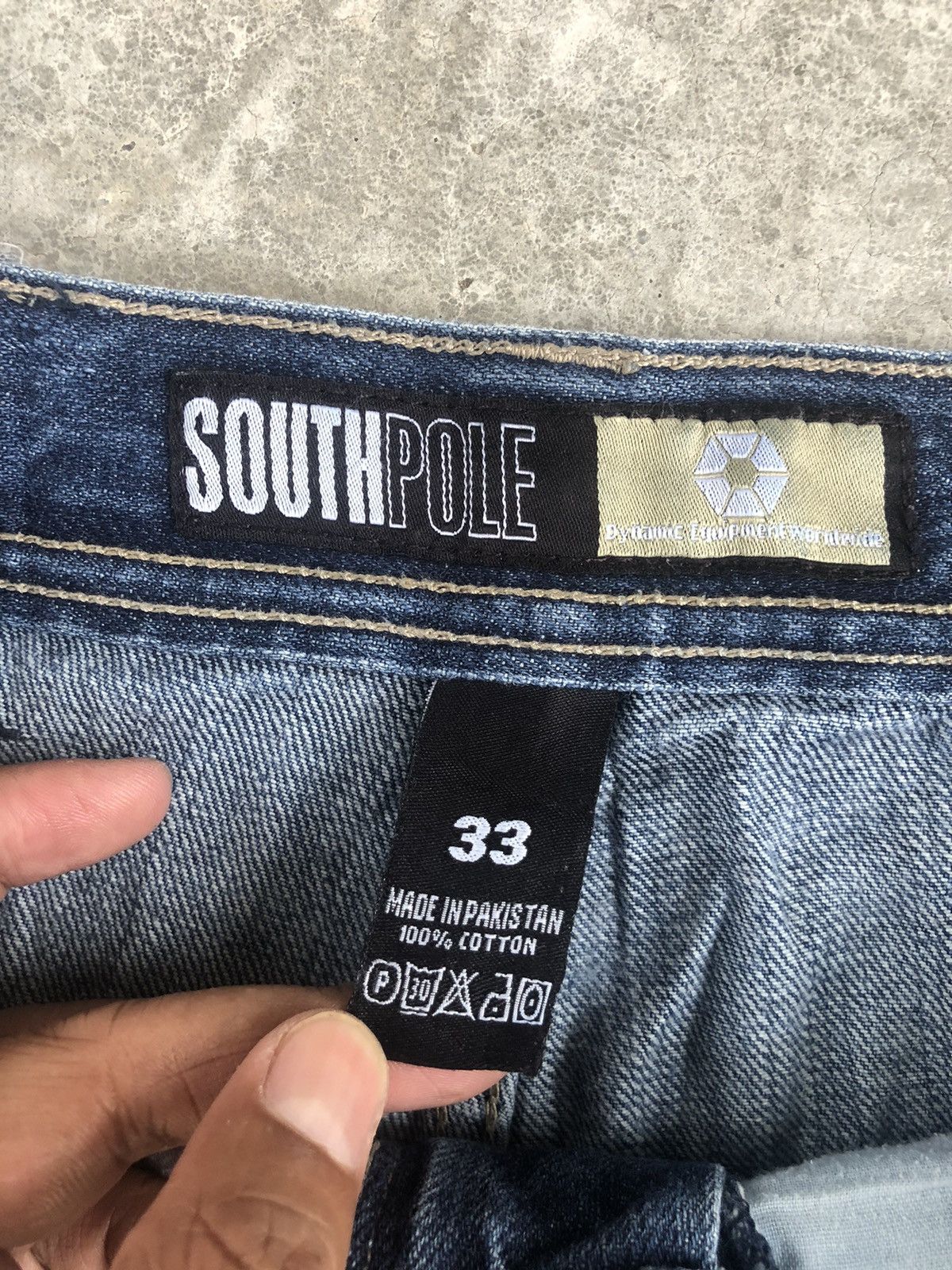 Southpole Vintage Southpole Embroidered Jeans Distressed Jeans Size US 34 / EU 50 - 14 Thumbnail