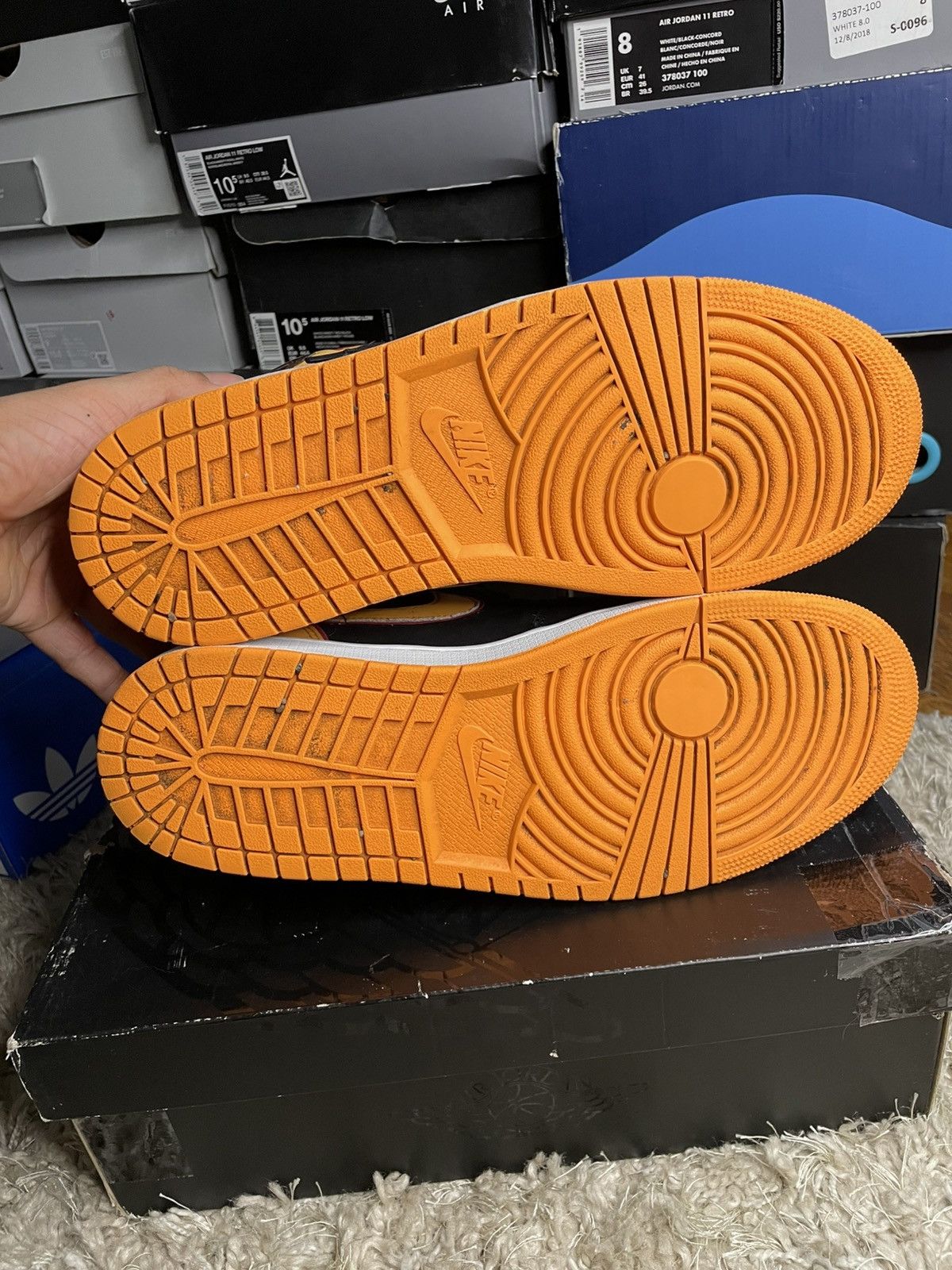 Jordan Brand Jordan 1 Mid SE vivid orange Size US 11.5 / EU 44-45 - 8 Thumbnail